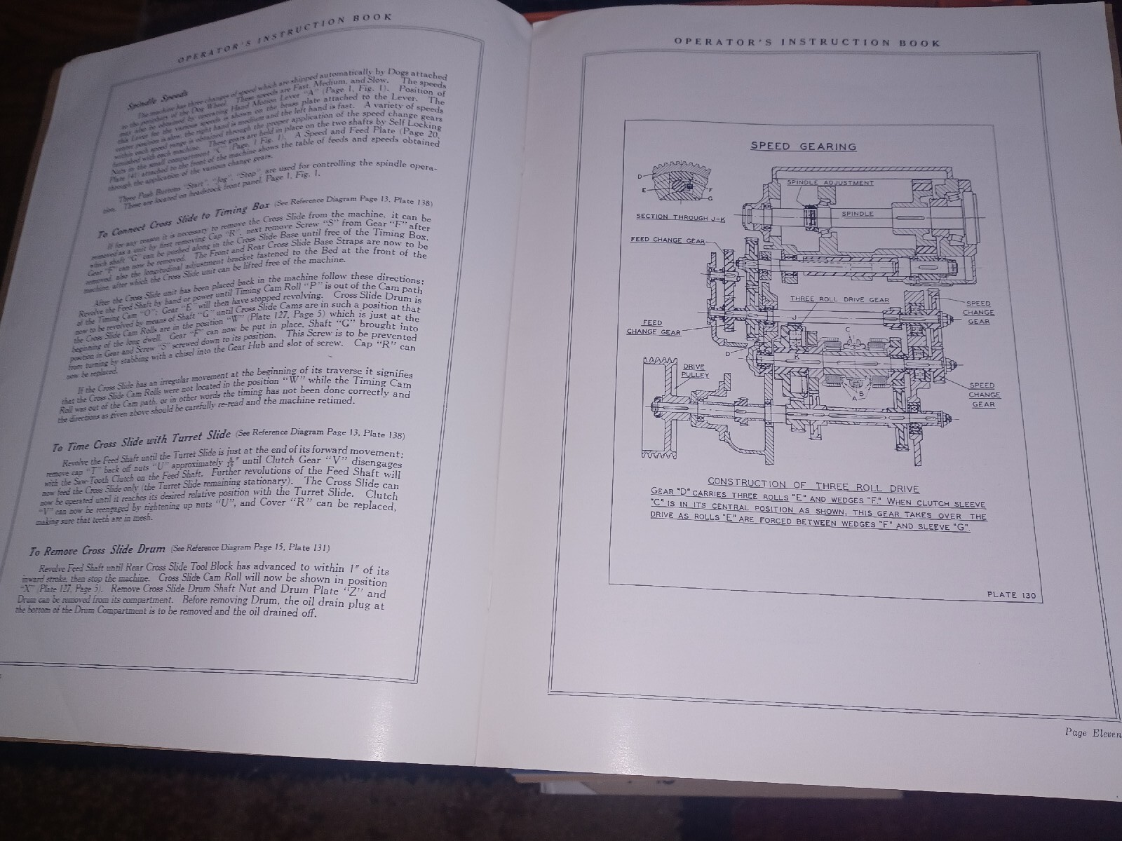 POTTER & JOHNSON PRATT WHITNEY OPERATOR’S INSTRUCTION BOOK NO 4D MODEL 2 No 129