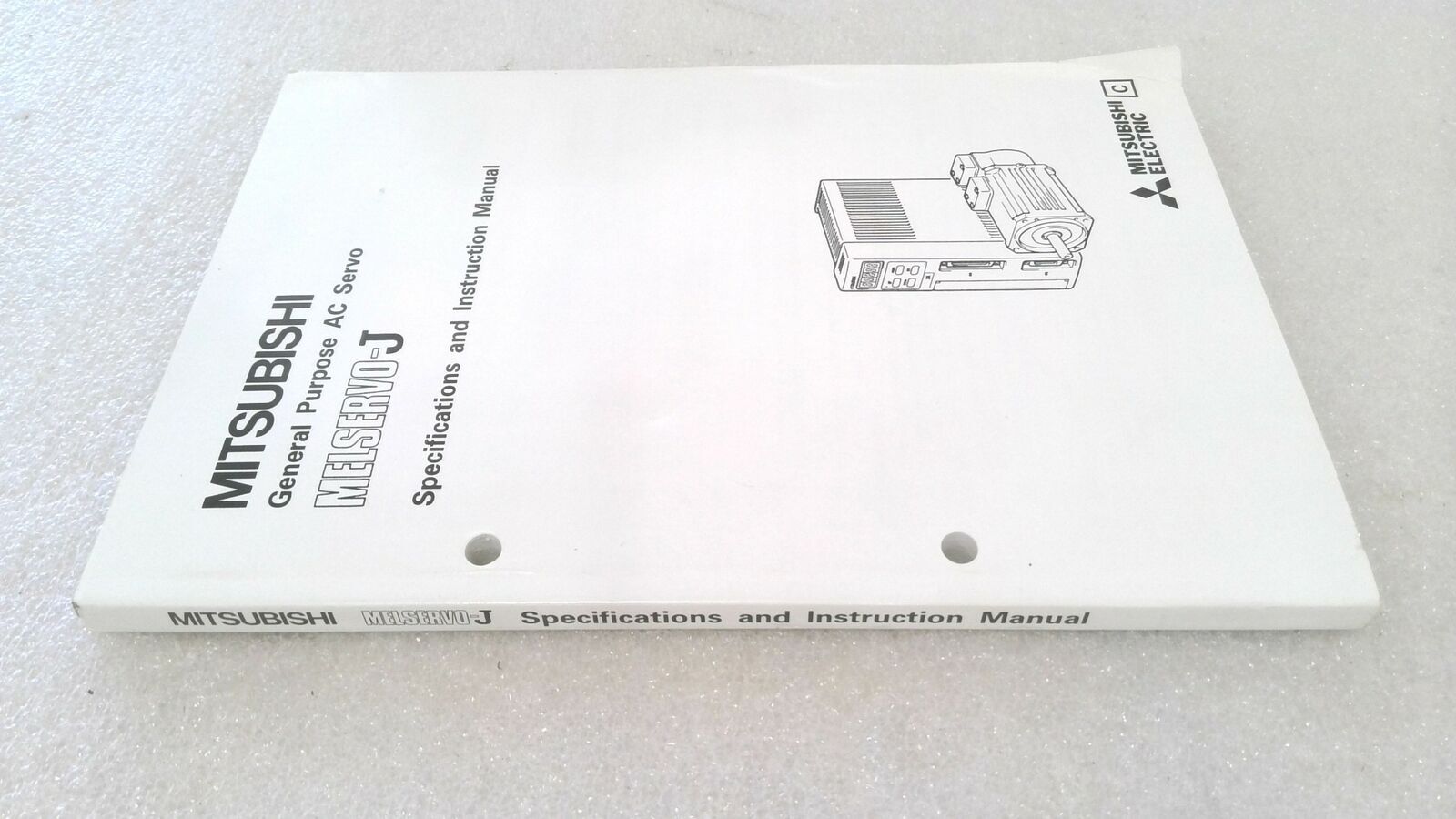 ​MITSUBISHI GENERAL PURPOSE AC SERVO MELSERVO-J SPECIFICATIONS & INSTRUCTION MAN