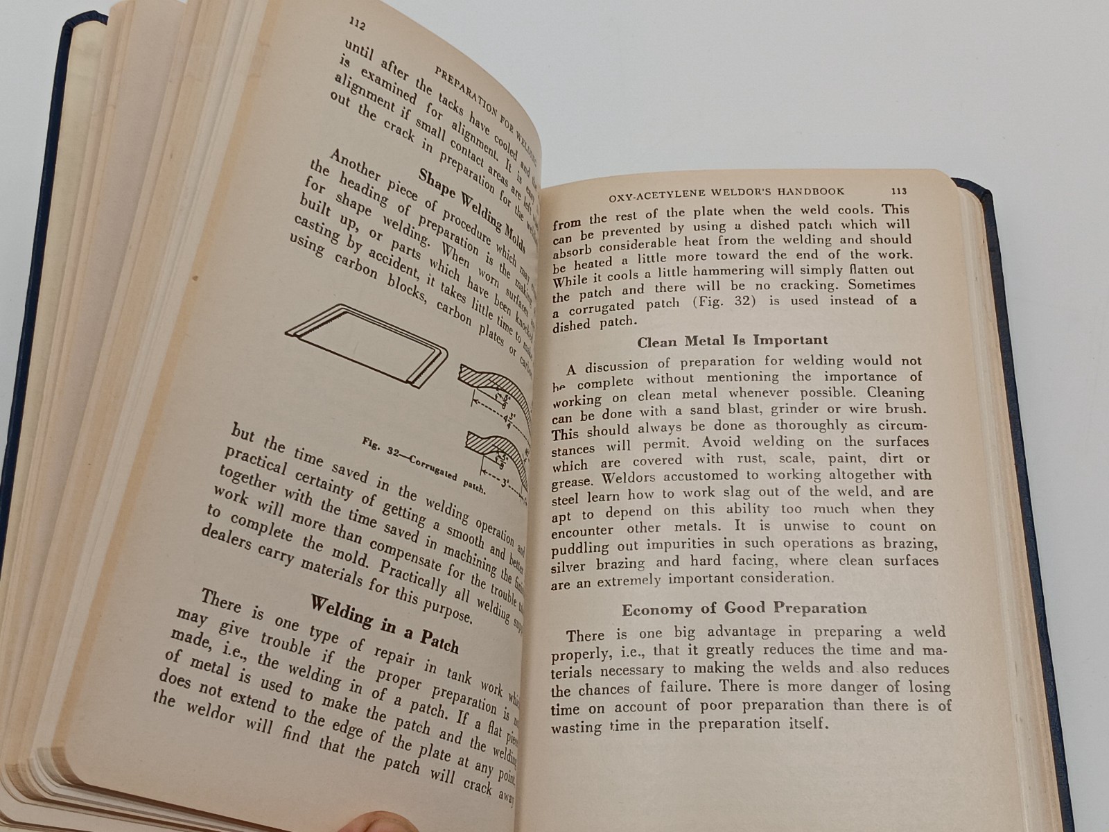 Craftsman Oxy Acetylene Welders Handbook 1972 7th Edition Hardcover