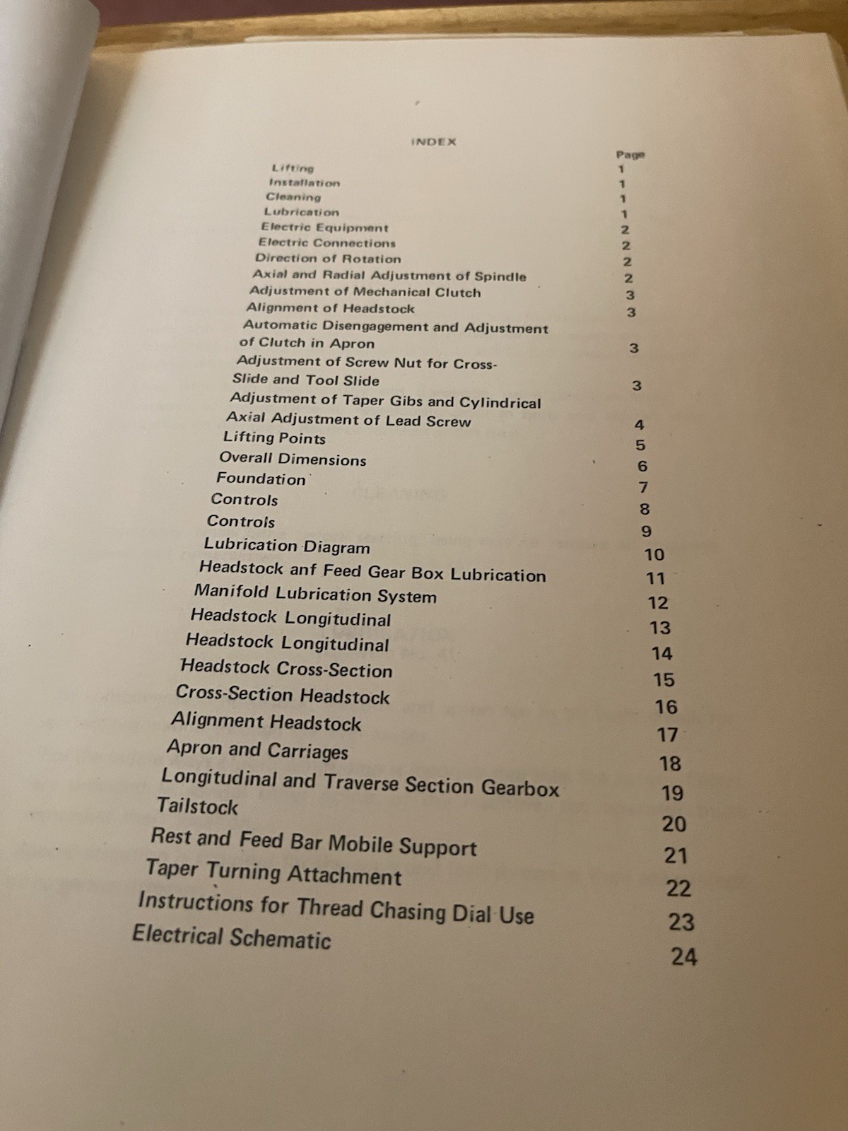 Summit Machine Tool Manual for Parts,Service,and Manual for Engine Lathes