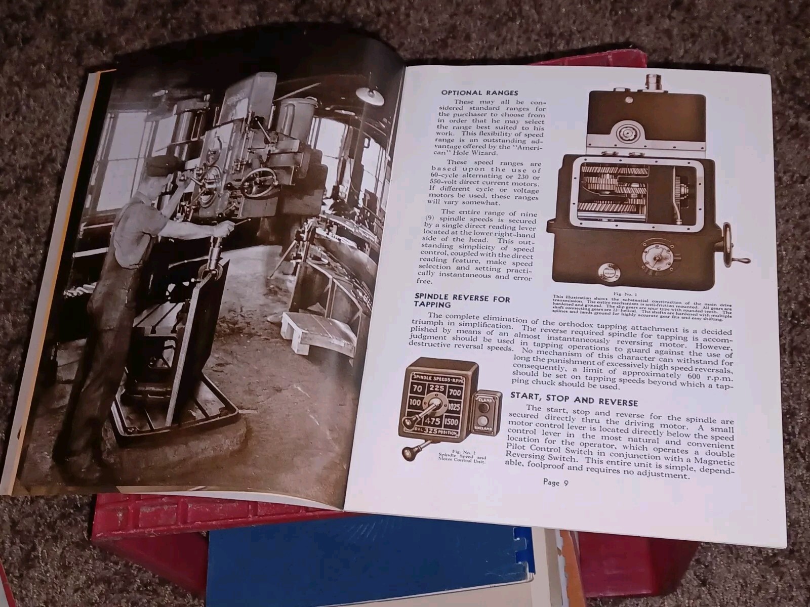 AMERICAN HOLE WIZARD Tool Works Company BULLETIN 305 Catalog LATHES RADIAL DRILL