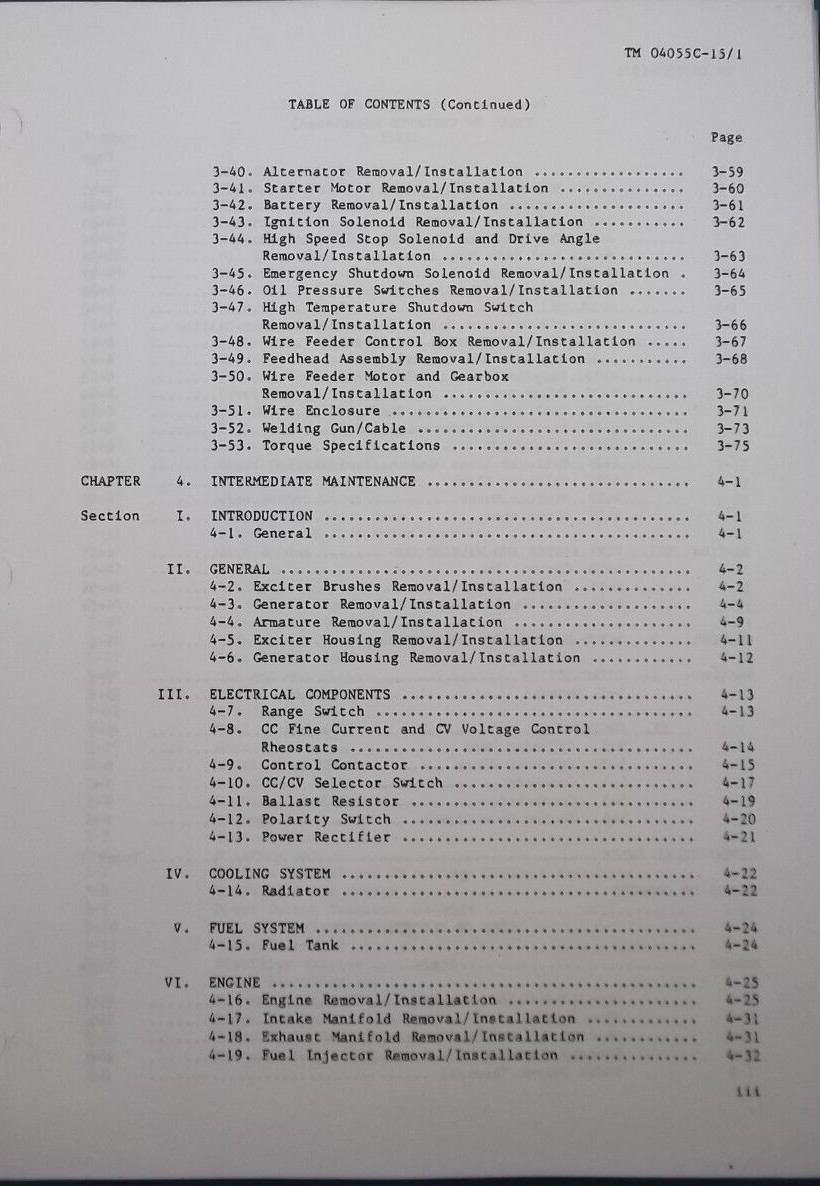 HOBART 123 WELDER PARTS MAINTENANCE OPERATION SERVICE REPAIR WORKSHOP MANUAL
