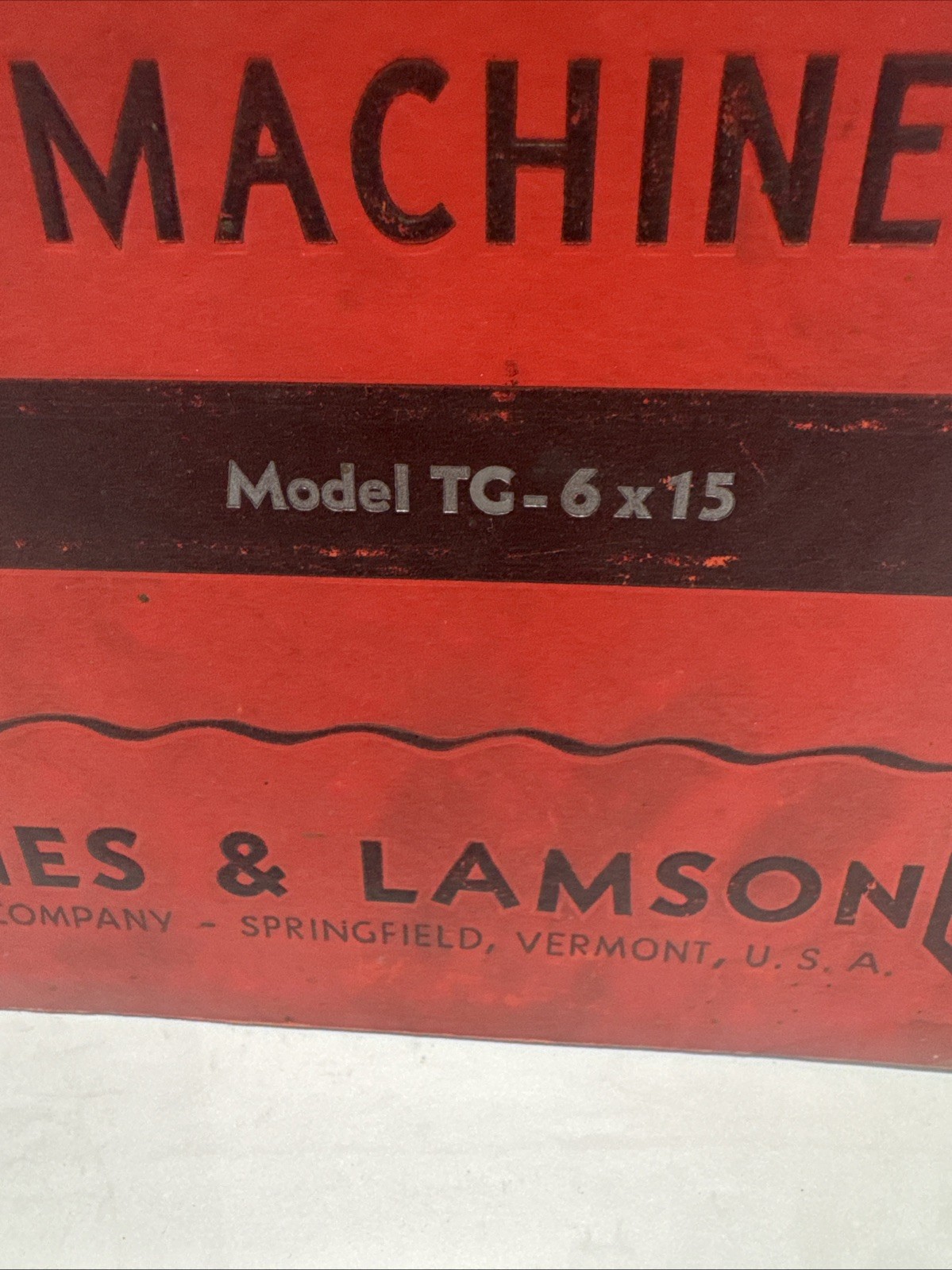 1941 Jones & Lamson J&L 6×15 in Automatic Thread Grinding Machine TG-6×15 Manual