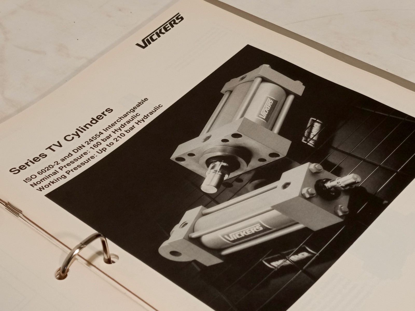 Walter Norris Co. Vickers cylinder catalog binder training school manual