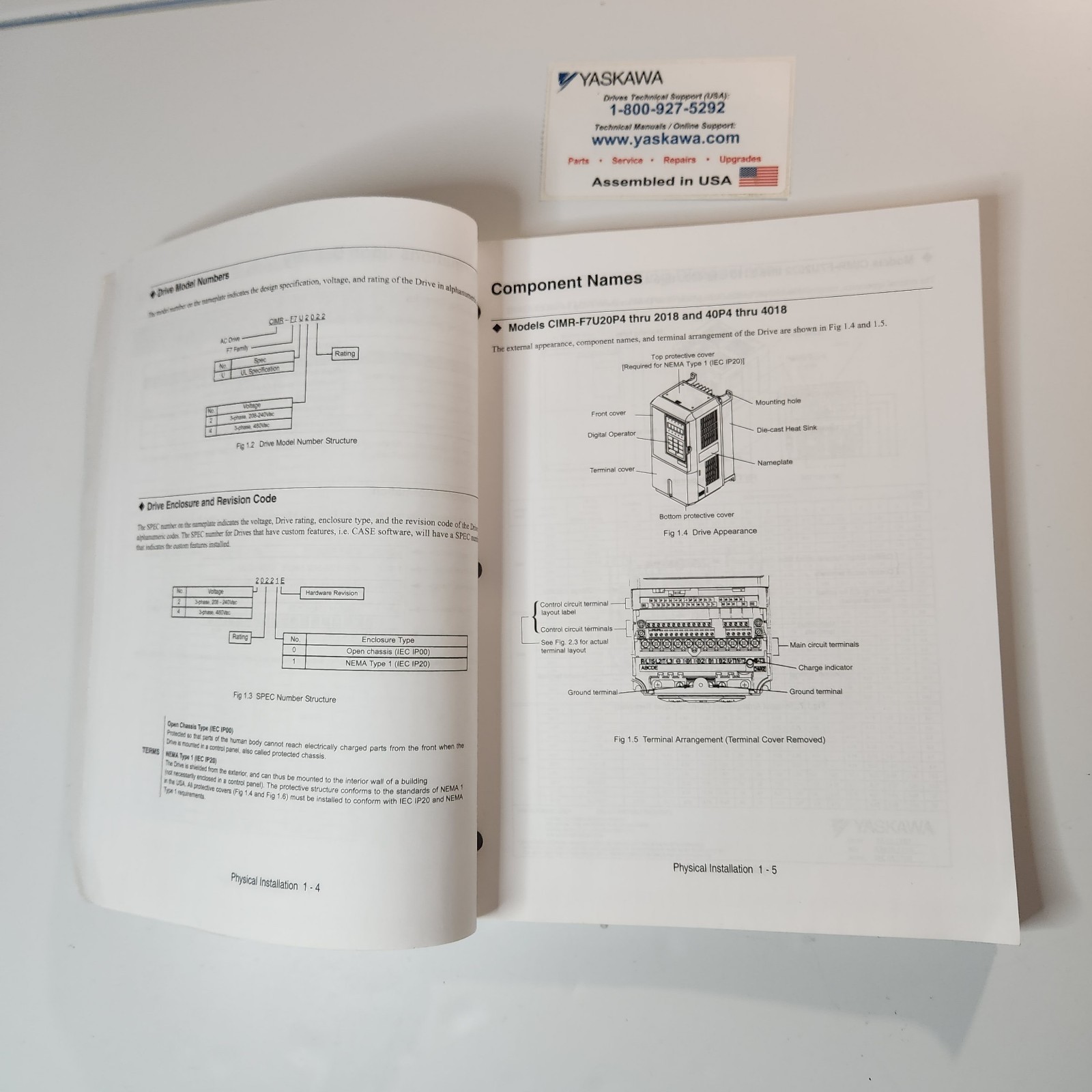 Yaskawa F7 Drive User Manual Model CIMR-F7U Document TM. F7.01