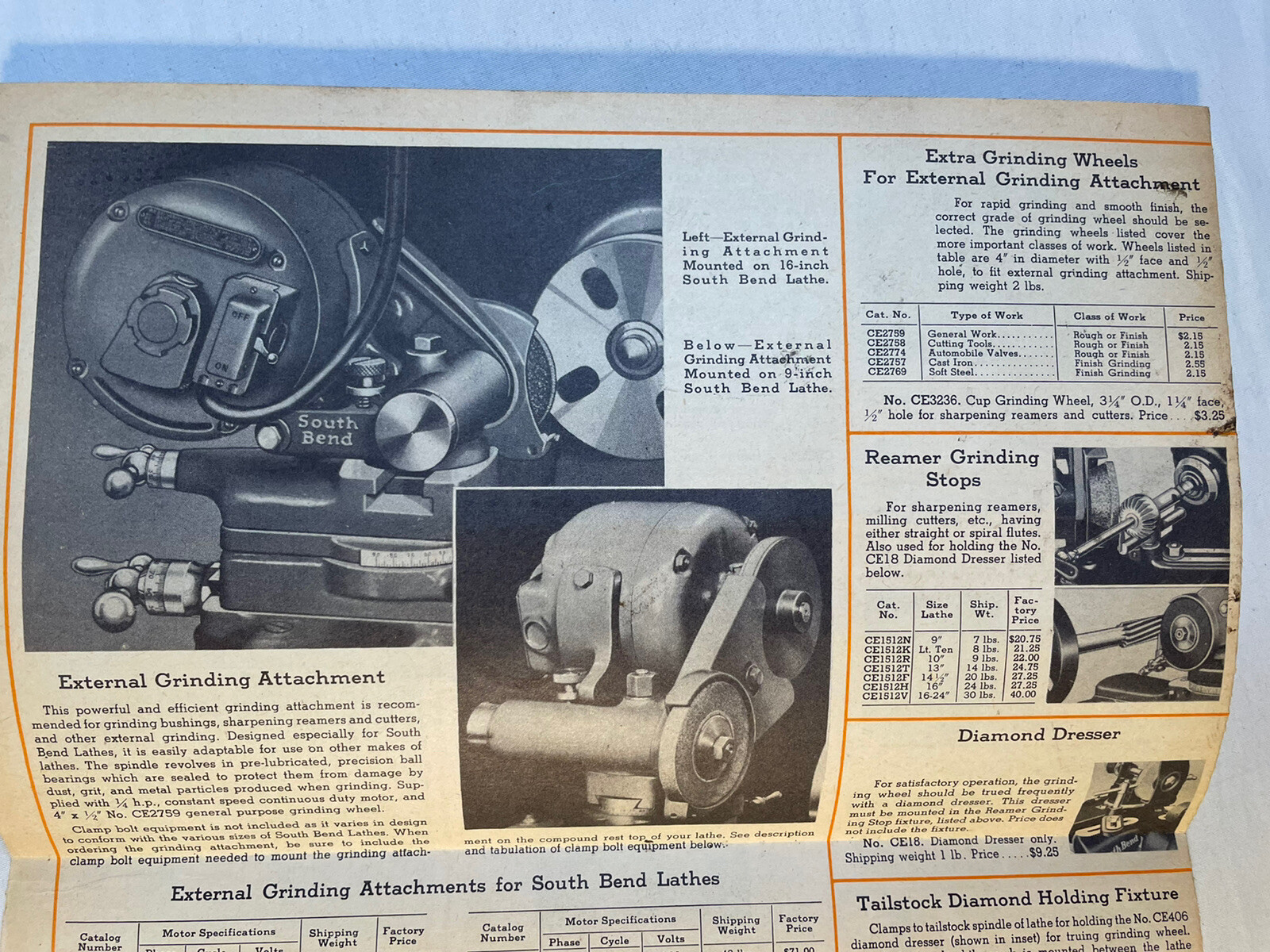 1953 South Bend Machine Tools catalog 165 Reasons Why you should use Fold Out