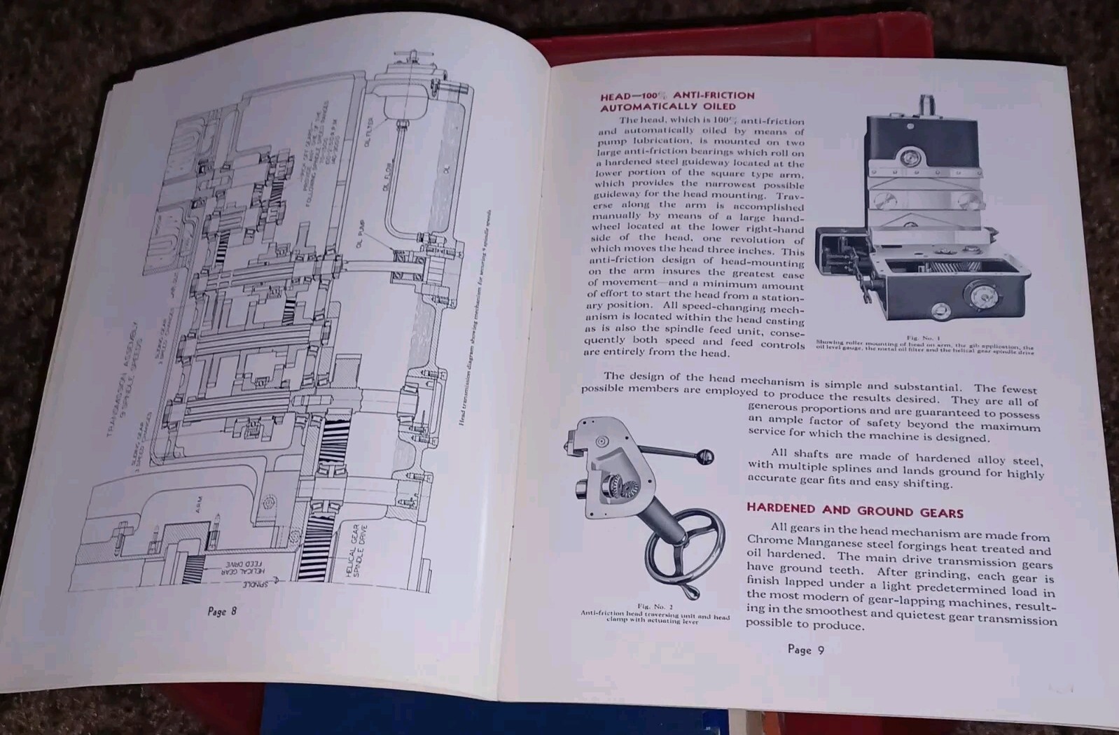 AMERICAN HOLE WIZARD Tool Works BULLETIN 305 9 Speed Radial Drill Catalog Book