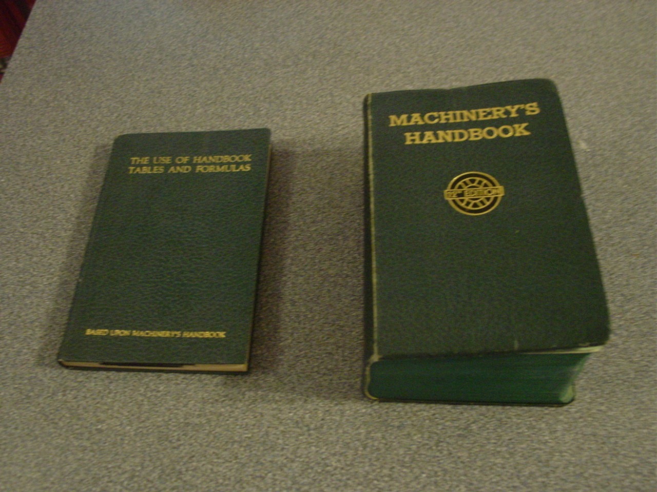 1945 Machinery’s Handbook 12th Edition Engineering Book Use of Handbook Included