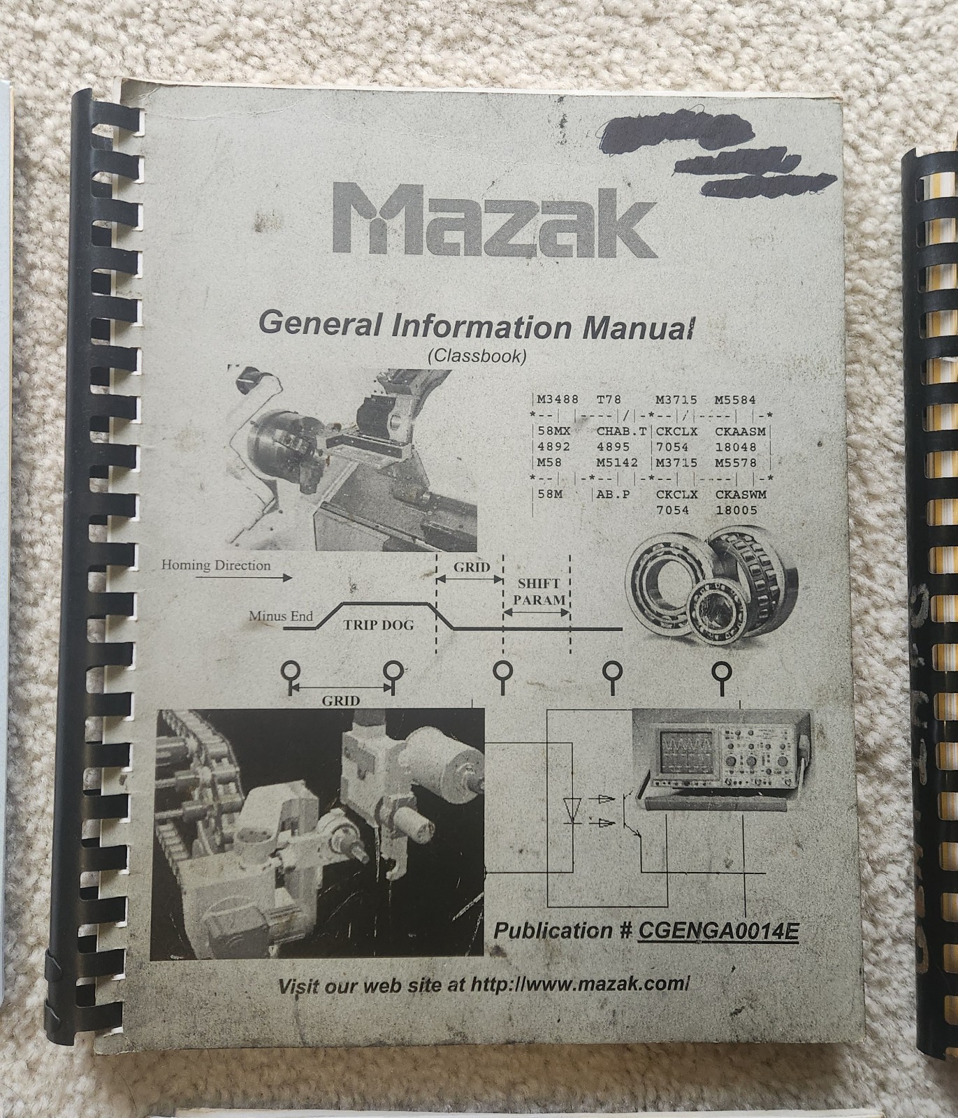 Mazak Manuals General Information & Others Lot of 6