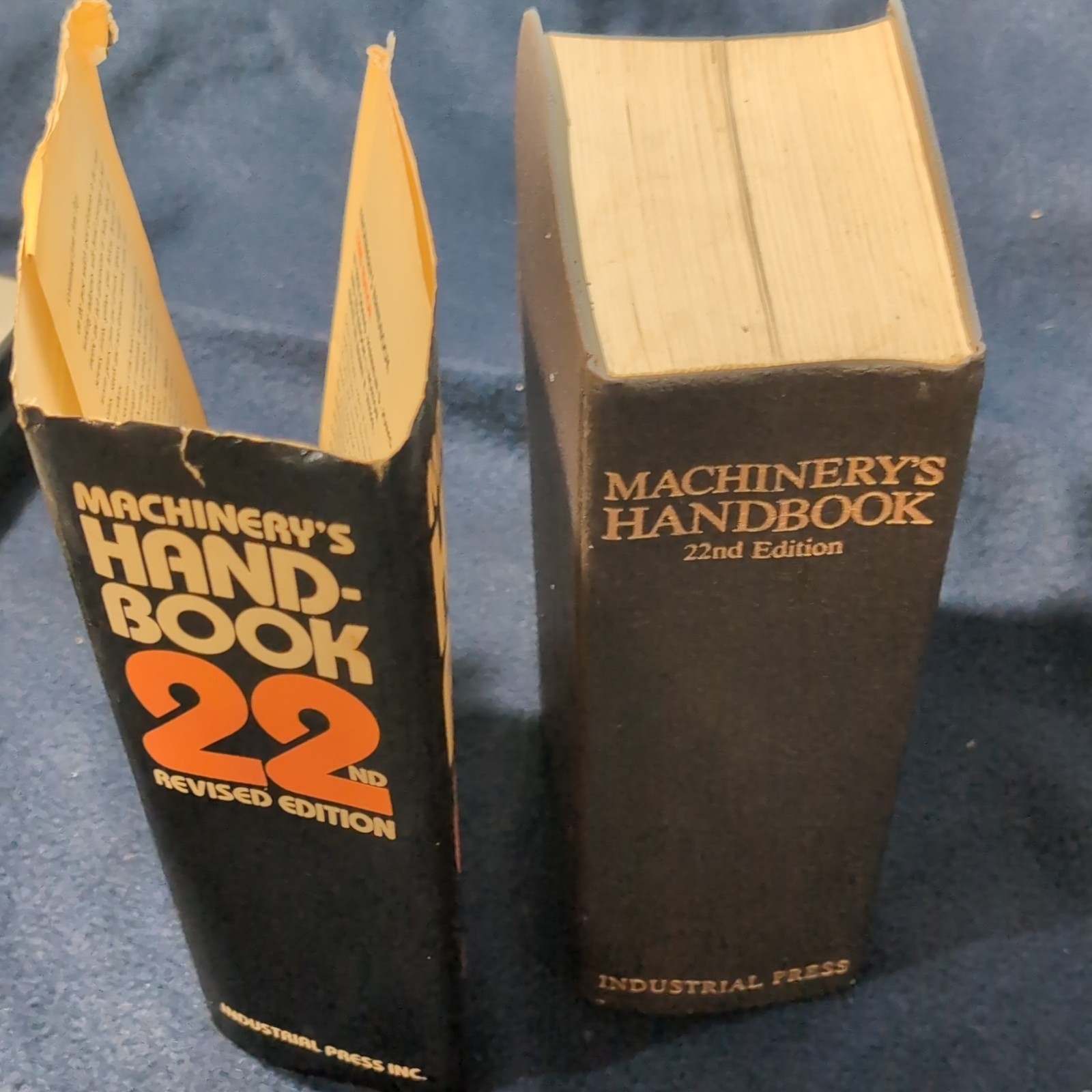 Industrial Press Machinery’s Handbook 22nd Edition Metalworking ISBN 0831111550