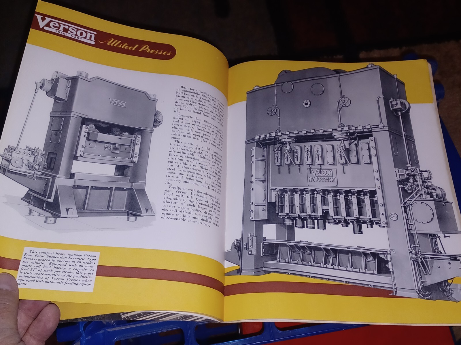 Verson allsteel Presses Company Forming Dies Brakes Punching Attachments CATALOG