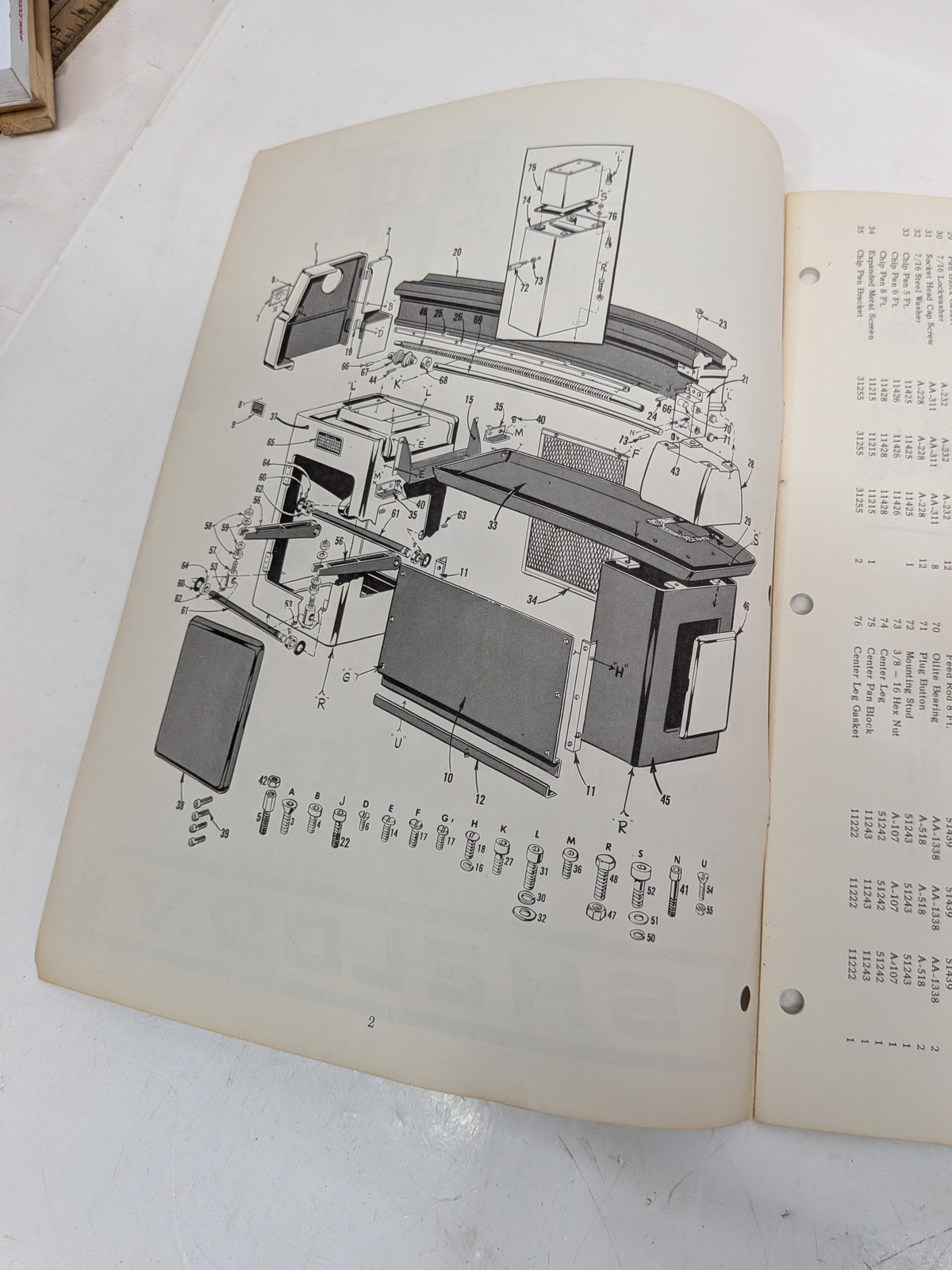 Sheldon R13 R15 R17 Precision Lathe Parts Manual Brochure Lot as shown