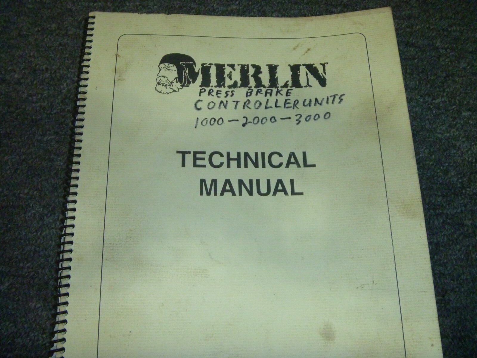 Merlin 1000 2000 3000 Press Brake Controller Unit Service Technical Manual