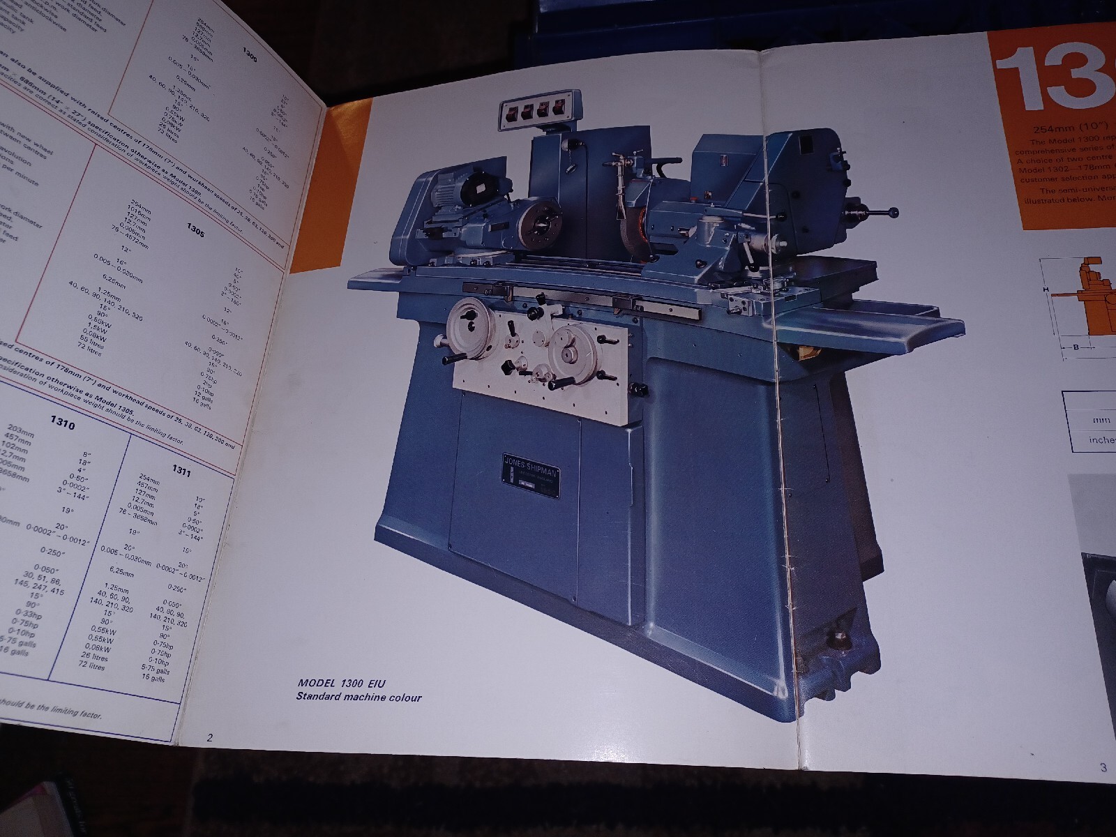 Jones-Shipman 1300 Series Precision Grinding Machines SALES CATALOG Book VTG OLD