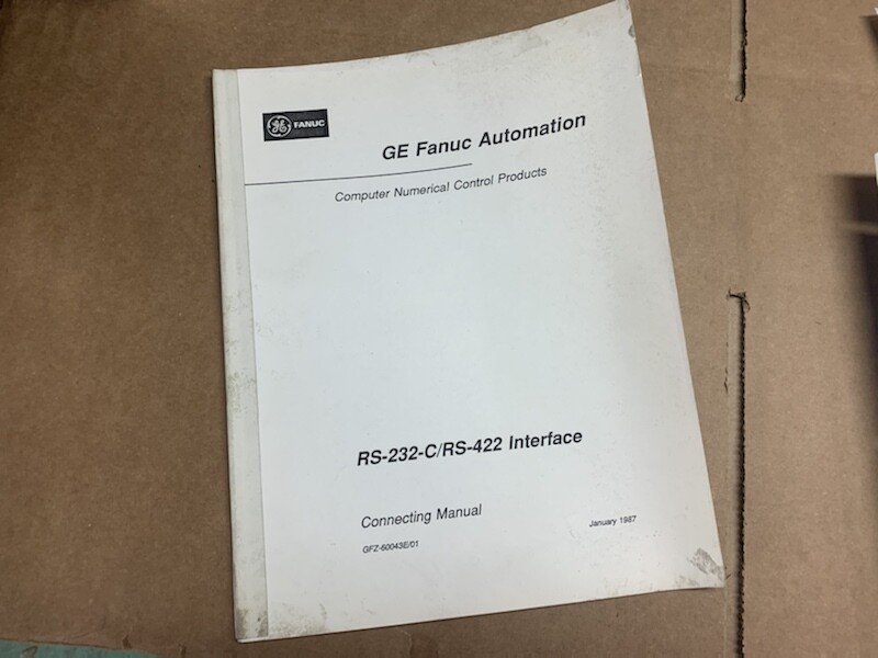 GE Fanuc Automation Connection Manual GFZ-60043E/01 System 0/10/11/12 RS232