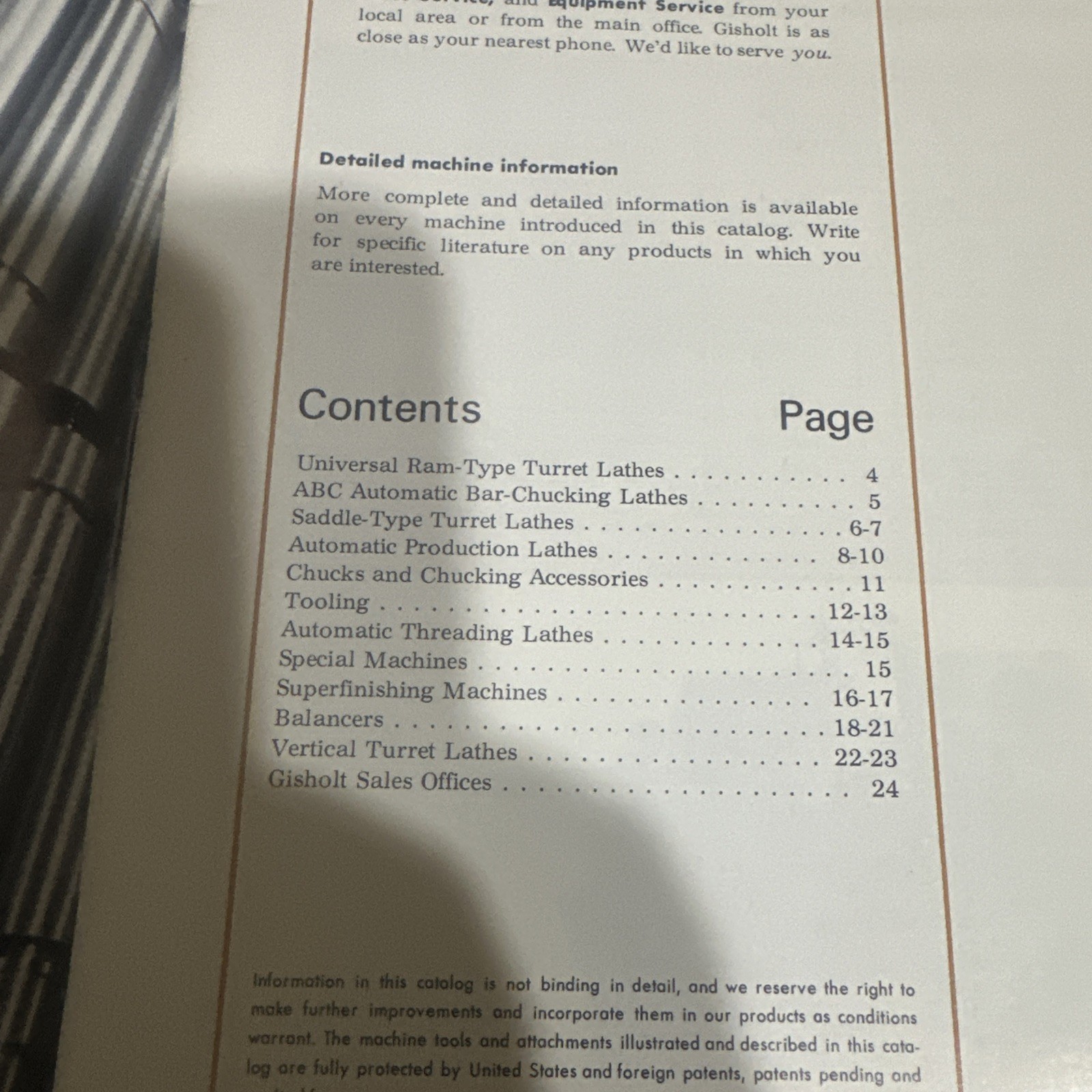 Gisholt General Catalog