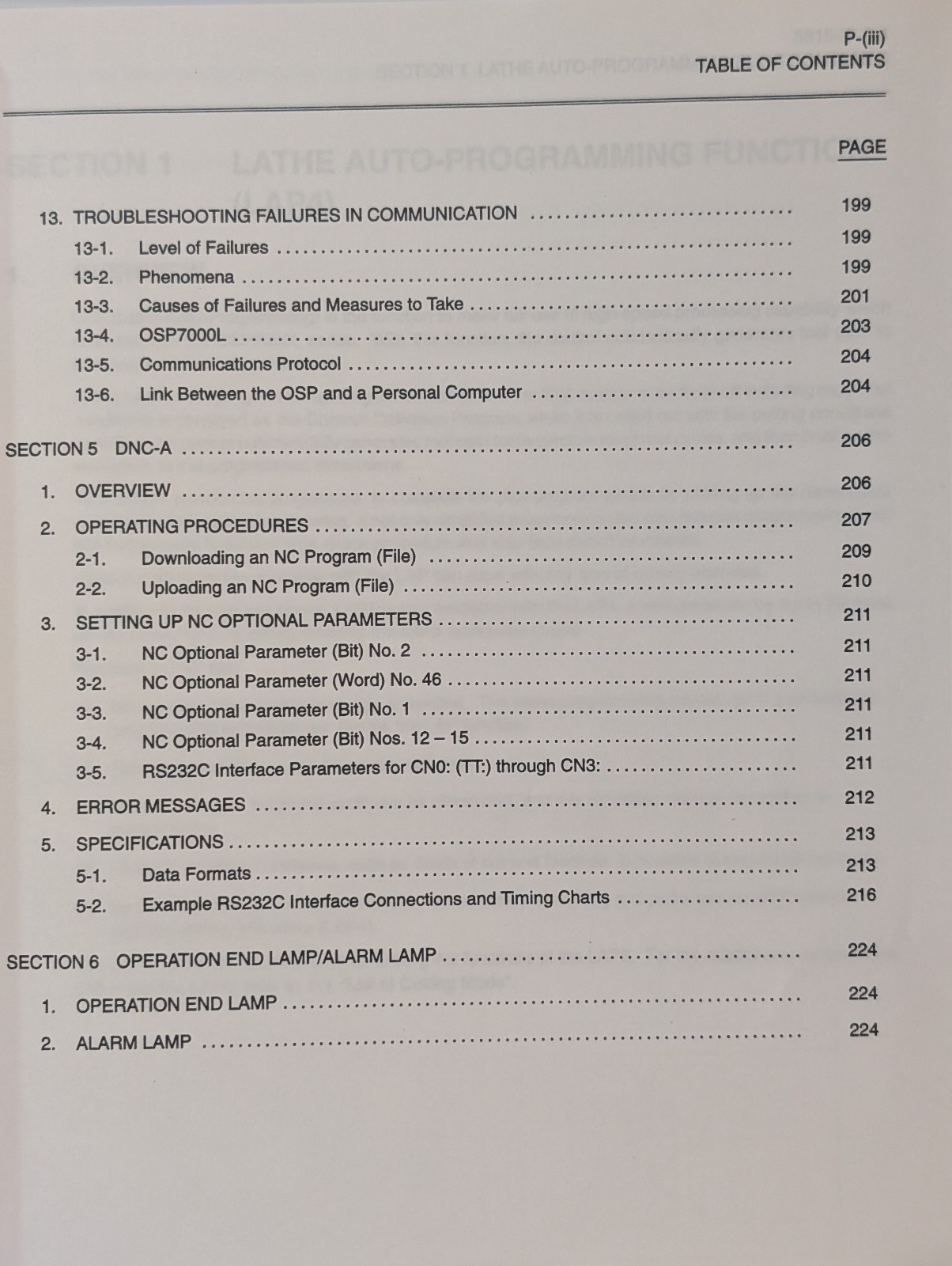 Okuma Pub. 3815-E Special Functions Manual No.1 for CNC Systems OSP7000L,OSP700L