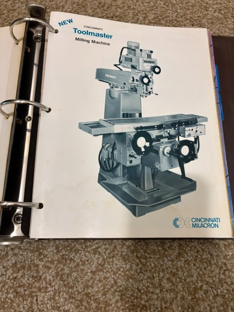Vintage Cincinnati Milling Milacron Machine Company Salesman Binder Catalog