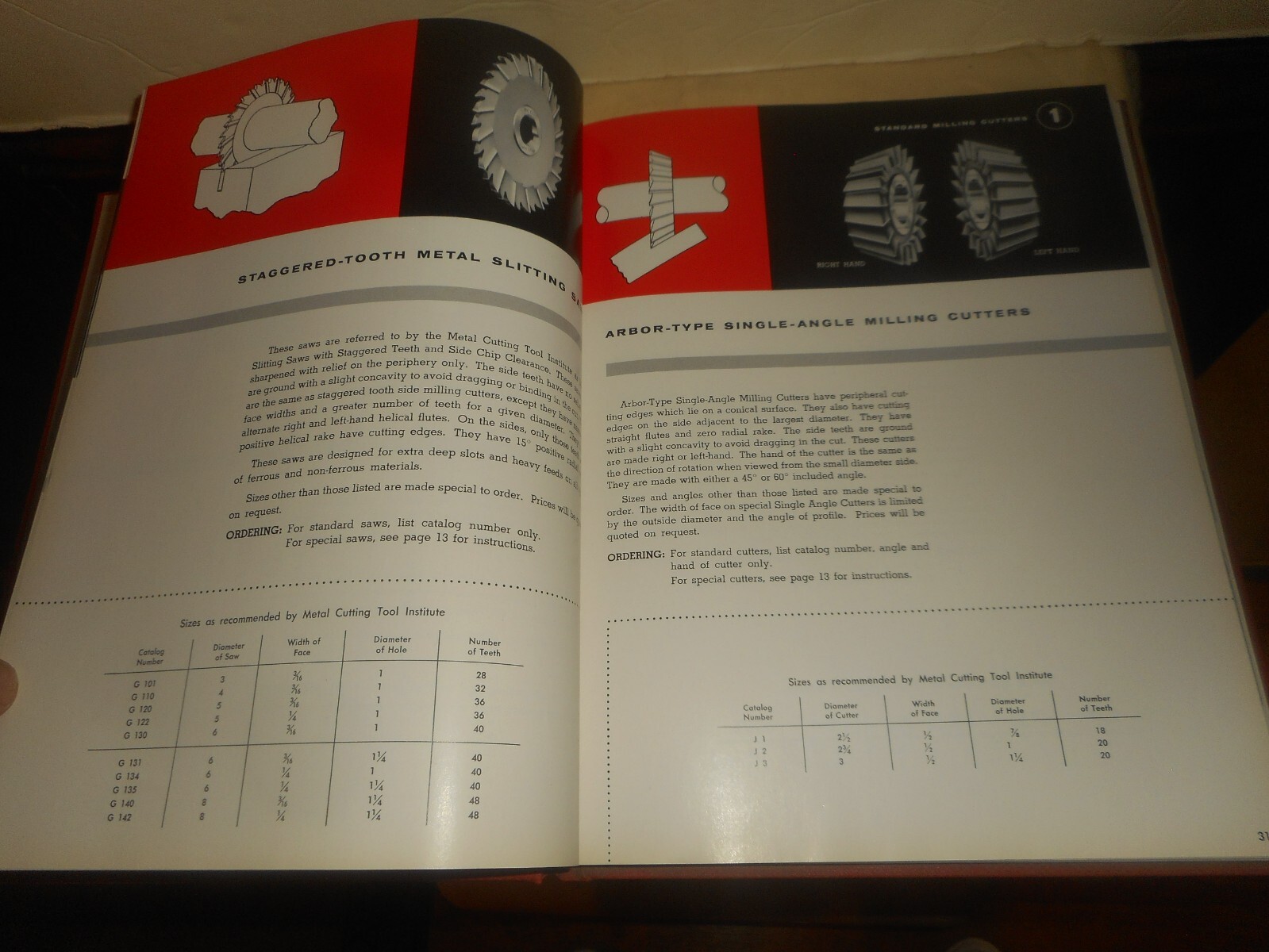 BARBER COLEMAN Co. Milling Cutter Handbook 1959 Hardcover Book 1st Rockford IL