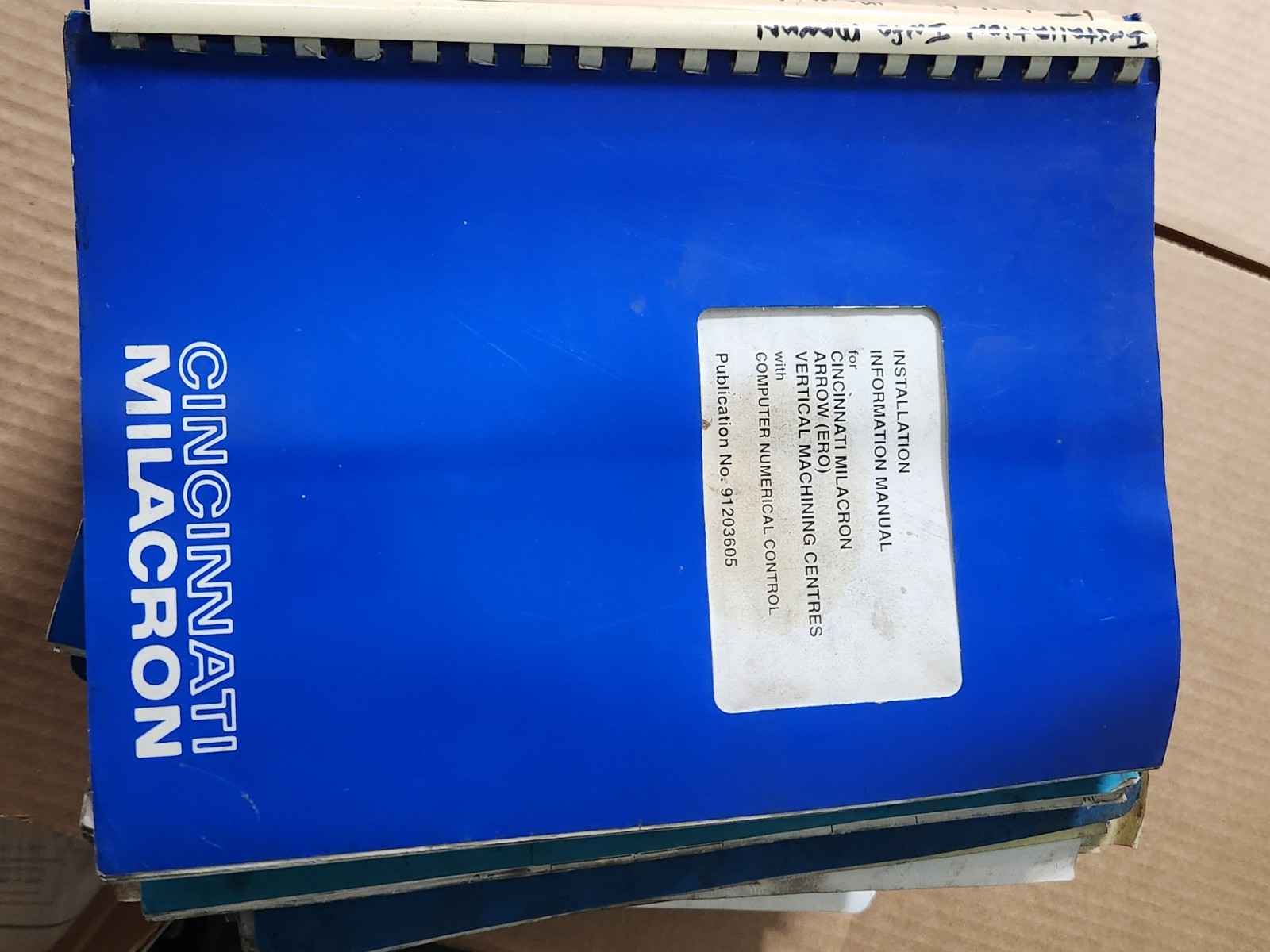 Original Cincinnati Milacron Electronic Tool Gage Service And Operating Manual