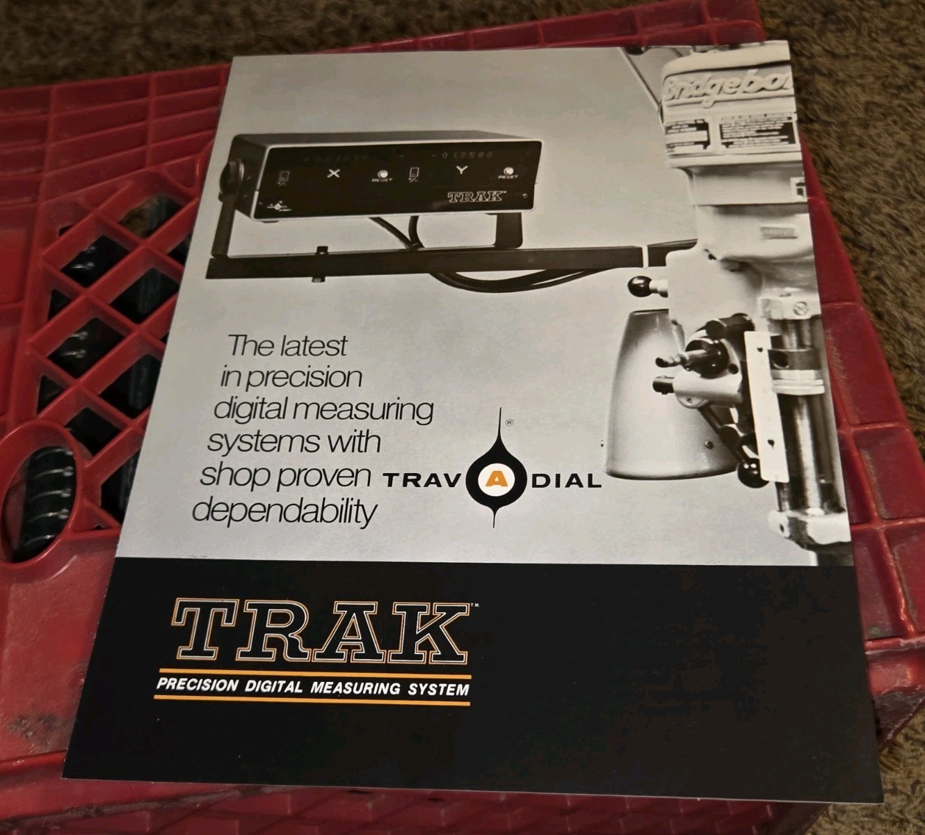 TRAV-A-DIAL TRAK DIGITAL MEASURING SYSTEM Machinist MACHINE Tool Catalog BOOKLET