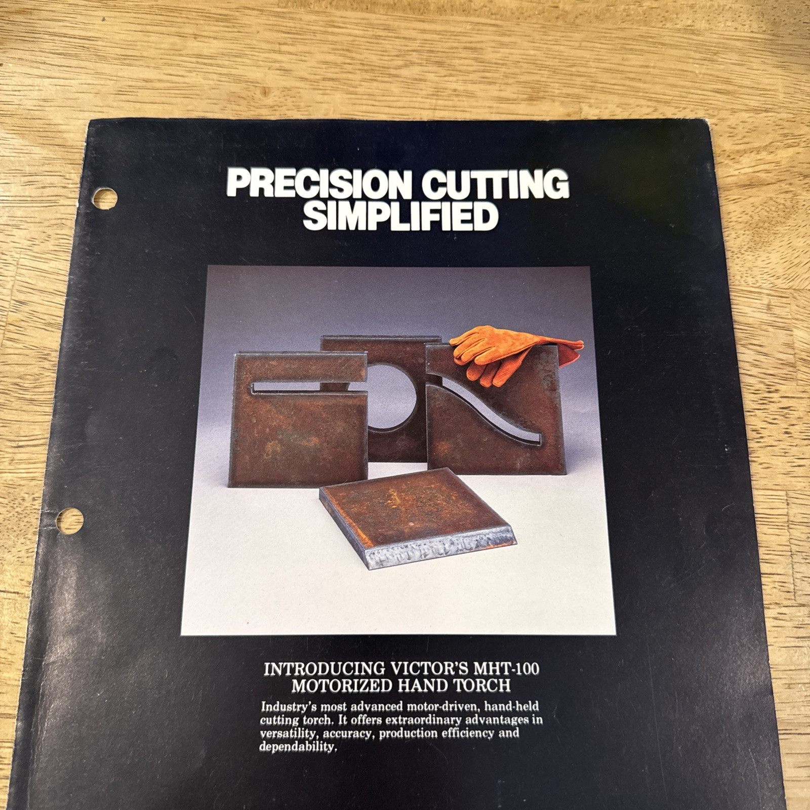 Victor Palco Company Precision Cutting Simplified Sales brochure 1985