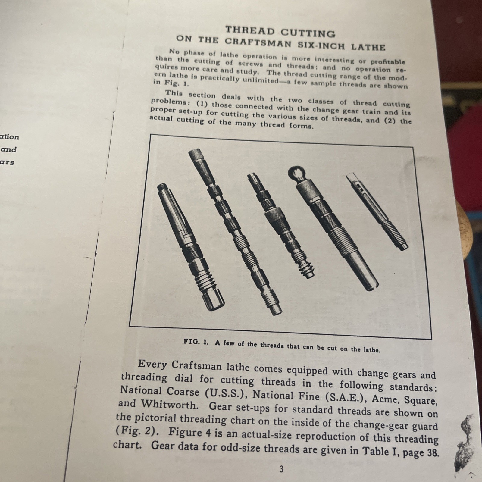 Assembly, Operating Instructions and Parts Craftsman 6″ Metal Turning Lathe