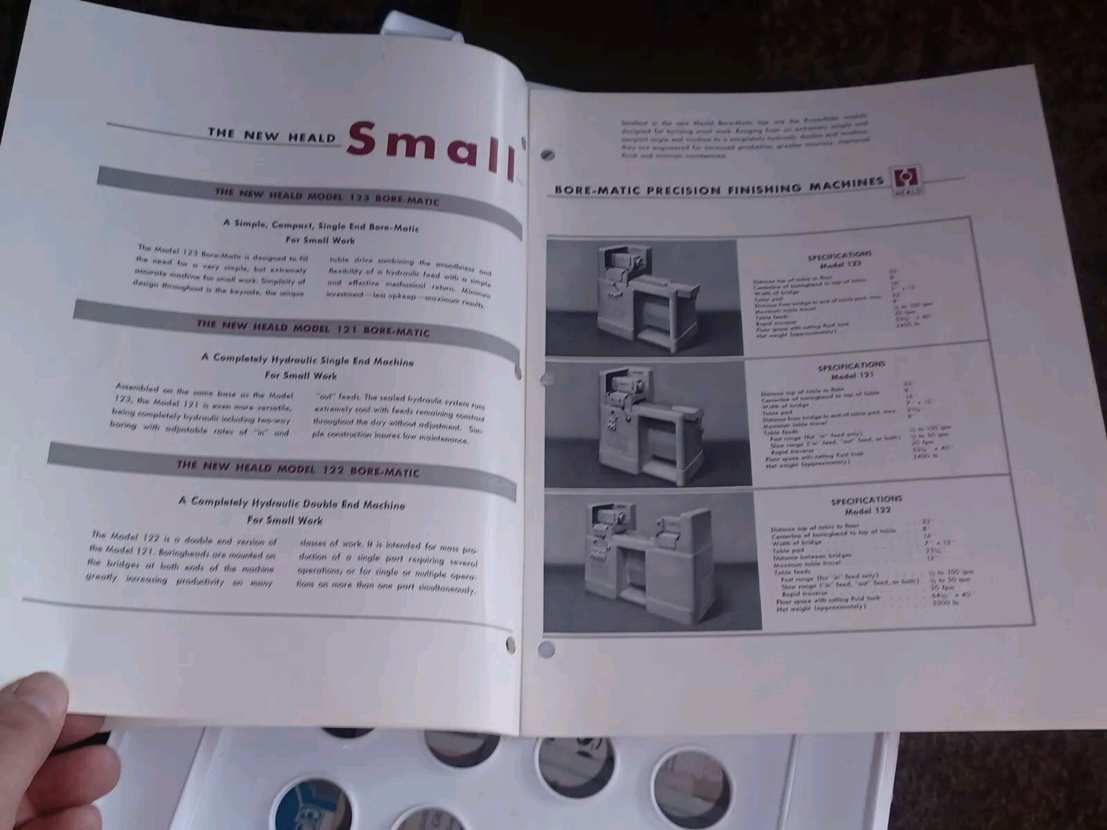 HEALD COMPANY Catalog 3 NEW MODELS BORE MATIC PRECISION FINISHING MACHINES TOOLS