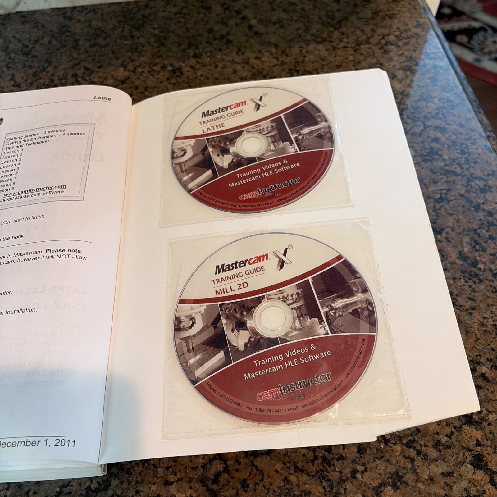 Mastercam Training Guide – LATHE Published 2011 From CamInstructor – very nice!!
