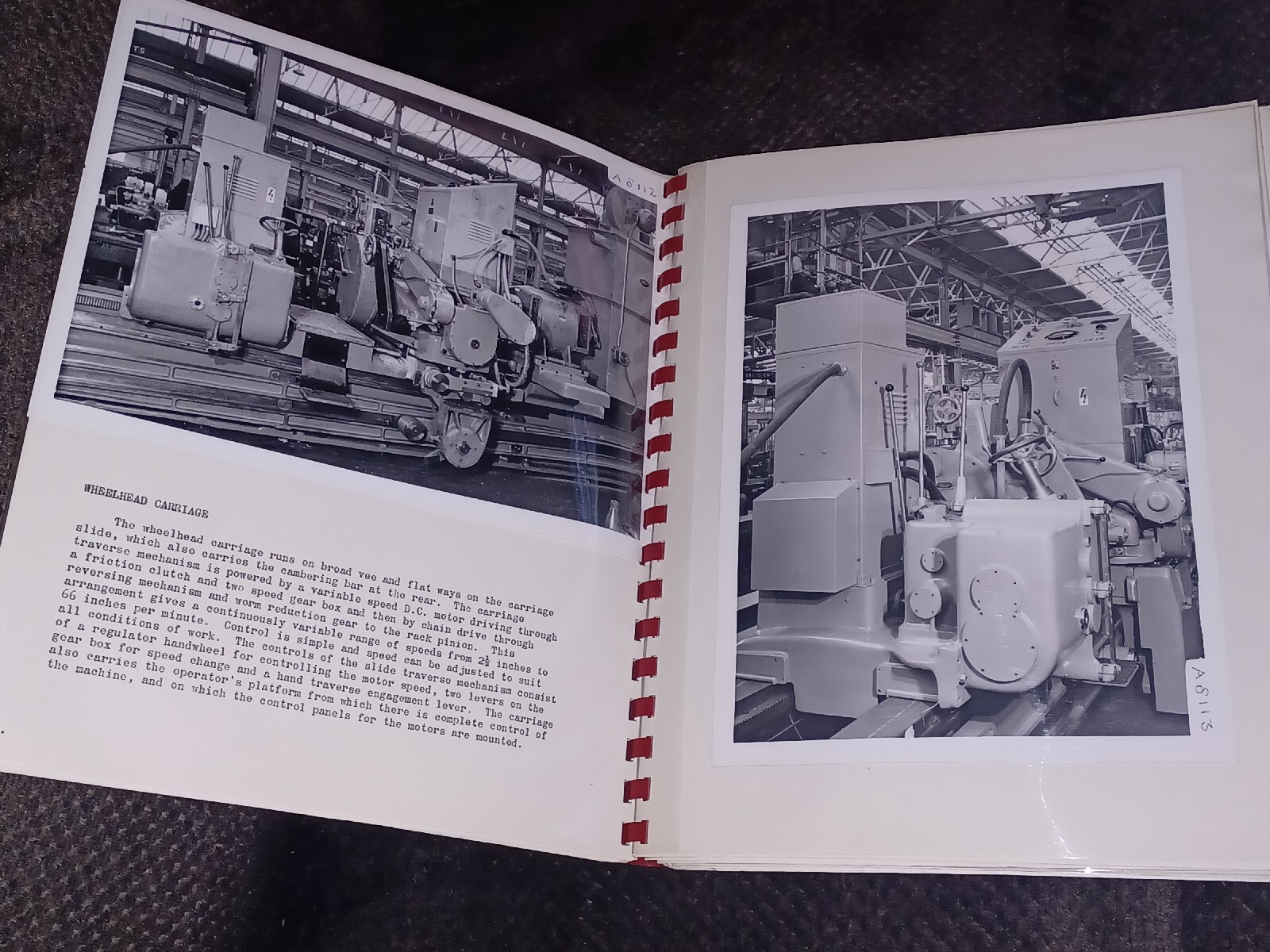 CHURCHILL ROLL GRINDER MACHINE WHEELHEAD MODEL TWA TWB TWR tool Book W Photos