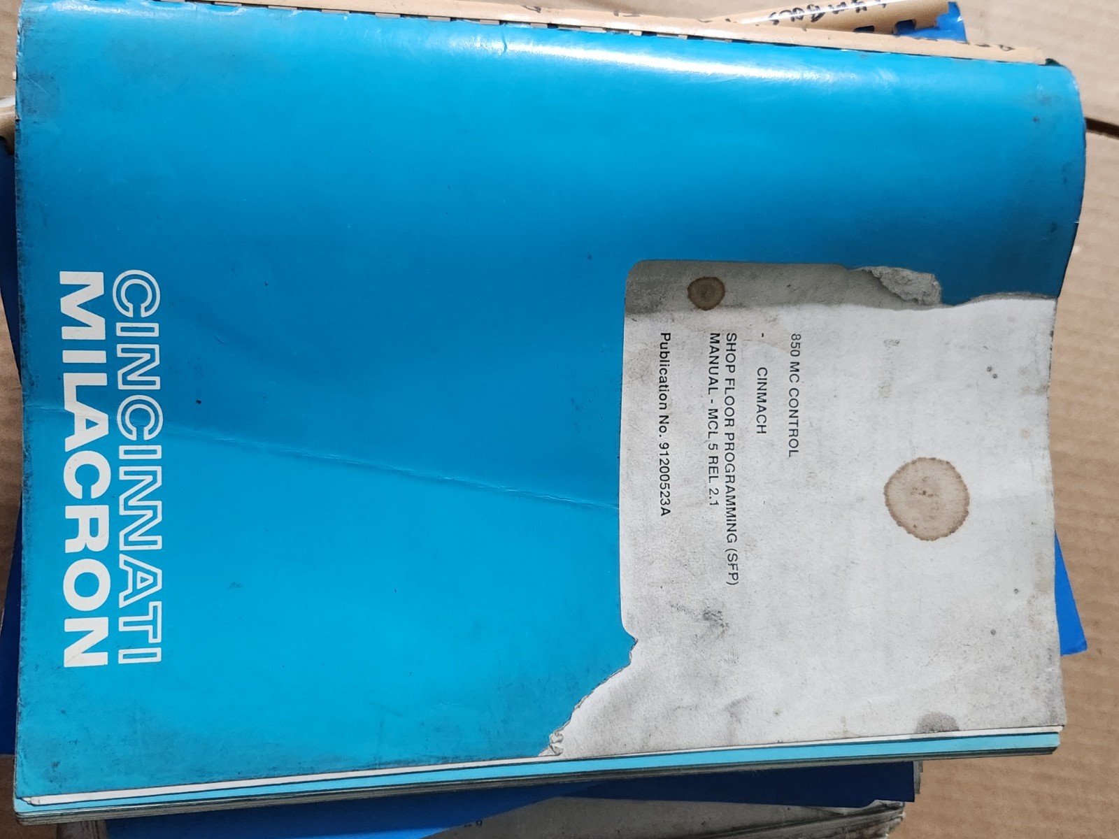 Original Cincinnati Milacron Electronic Tool Gage Service And Operating Manual
