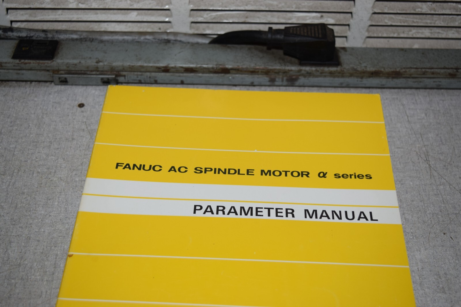 Fanuc AC Spindle Motor Alpha Series Parameter Manual B-65160E/01