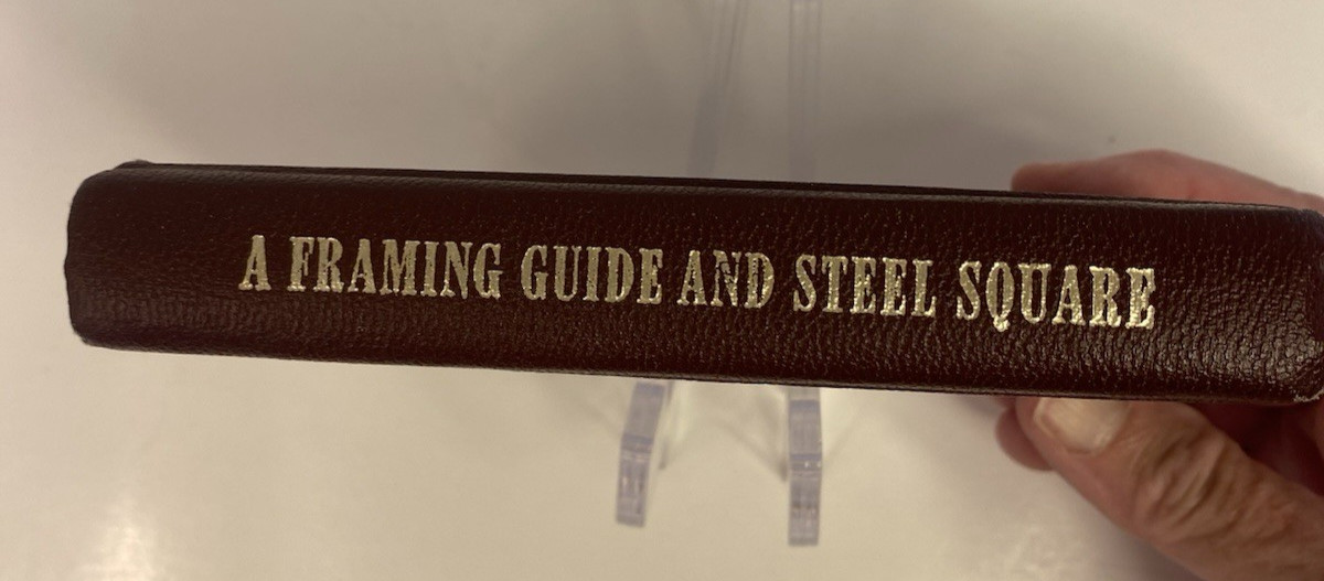D. L. SIGMON A Framing Guide and Steel Square Revised Edition Vintage Hardcover
