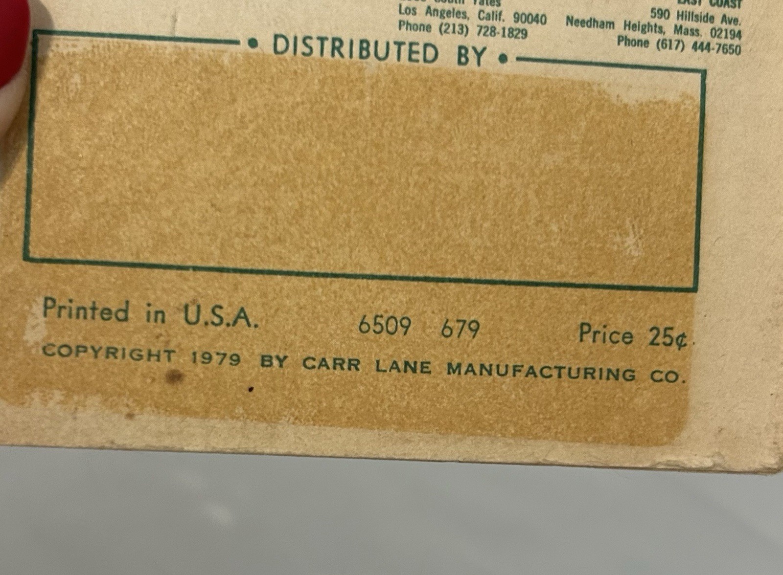 Vintage 1979 Carr Lane Trigonometry Tables Handy References For Engineers Book