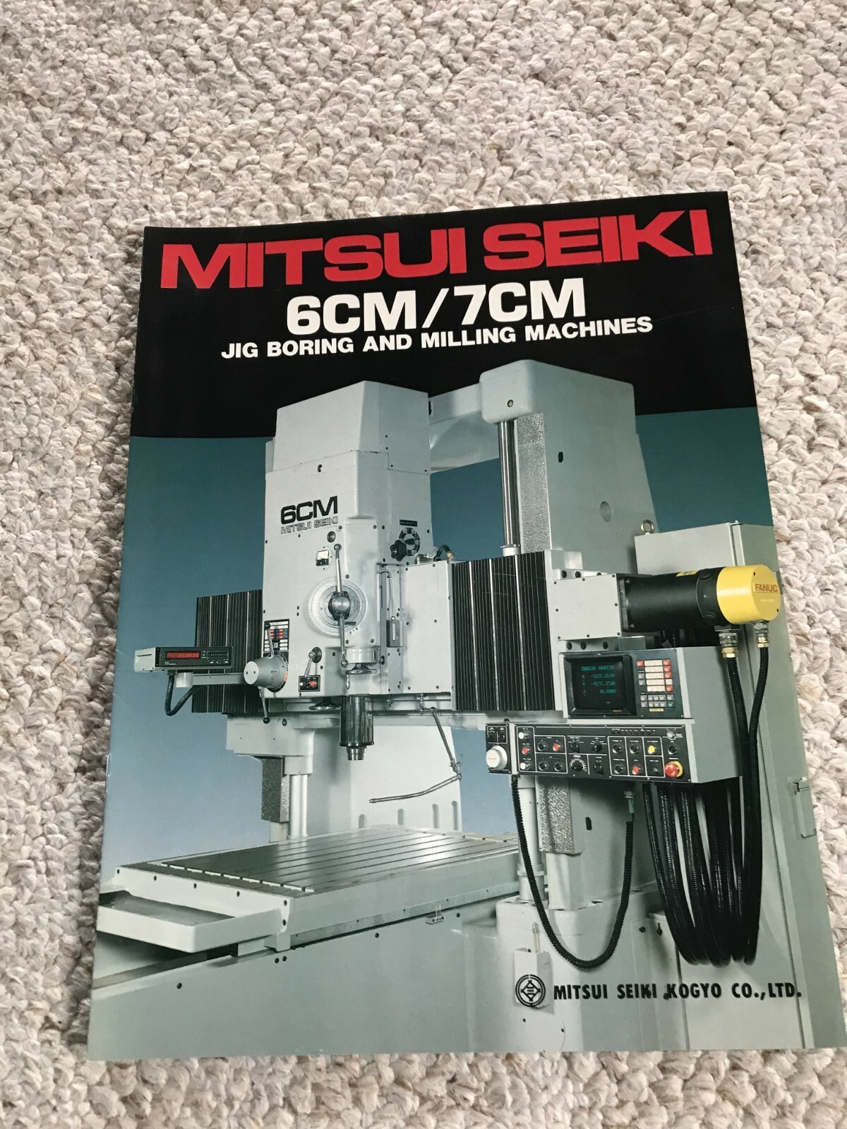 MITSUI SEIKI 6CM/7CM JIG BORING AND MILLING MACHINES SPECIFICATION