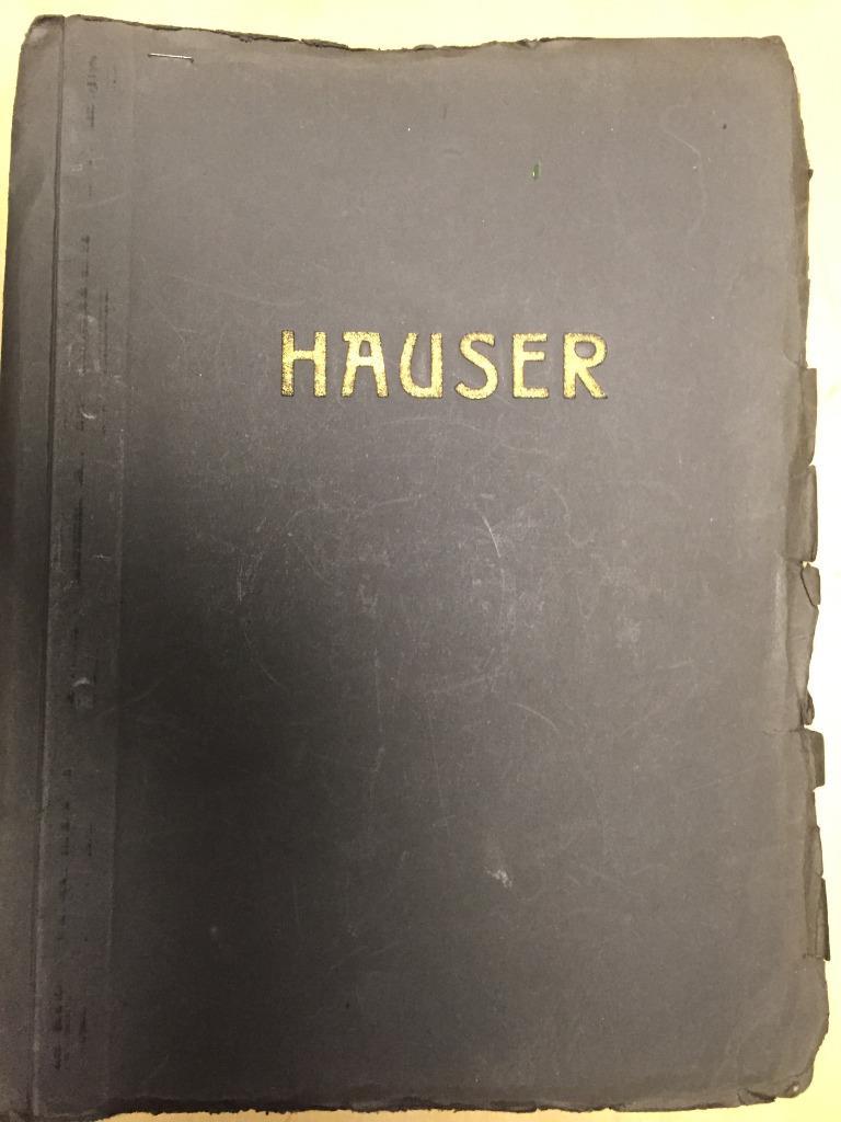 Operator Maintenance Manual for the Henri Hauser 4B Jig Boring Machine ~Original