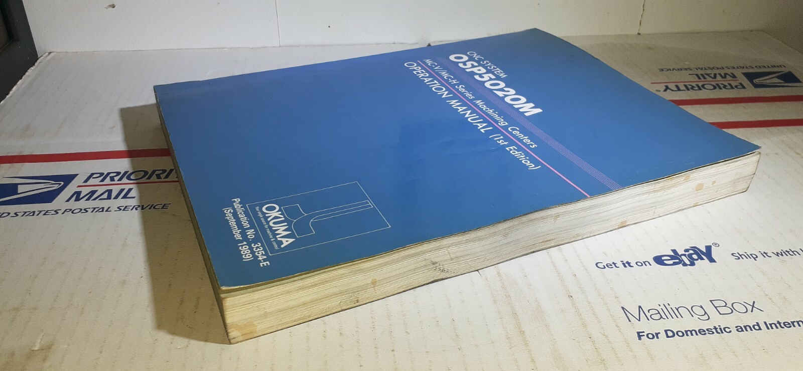 OKUMA OSP5020M MC-V/MC-H OPERATION MANUAL (1st Edition) 3354-E FastShipping