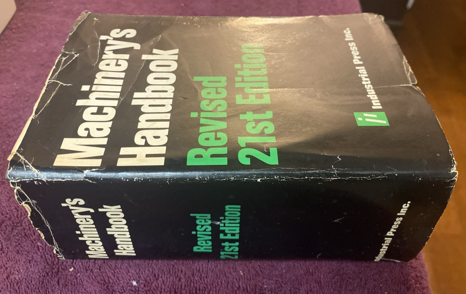 Industrial Press Machinery’s Handbook Twenty-First Edition Metal Fabrication