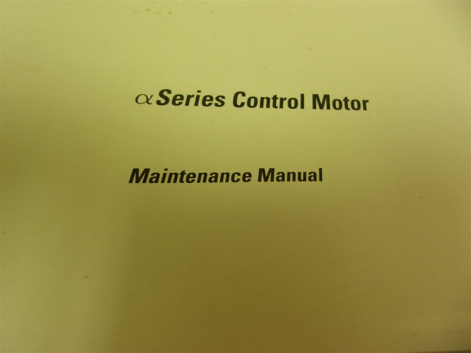 GE Fanuc Series Control Motor Maintenance Manual GFZ-65165E/01 *FREE SHIPPING*