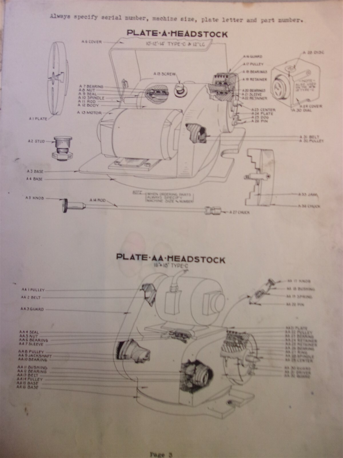 Landis Tool Co Parts Catalog No 5 Hydraulic Universal Grinders *FREE SHIPPING*