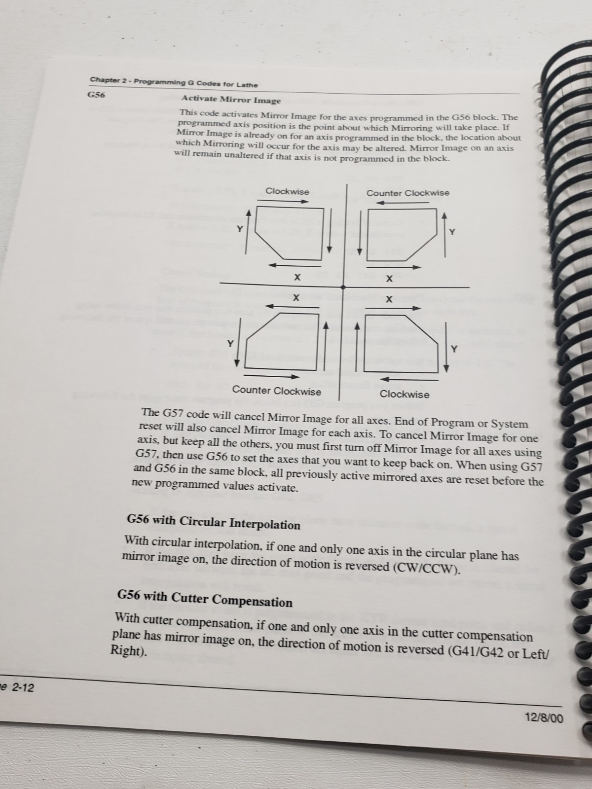MDSI OpenCNC Lathe & Mill Programming Manuals MNL.102.600 CNC Guide