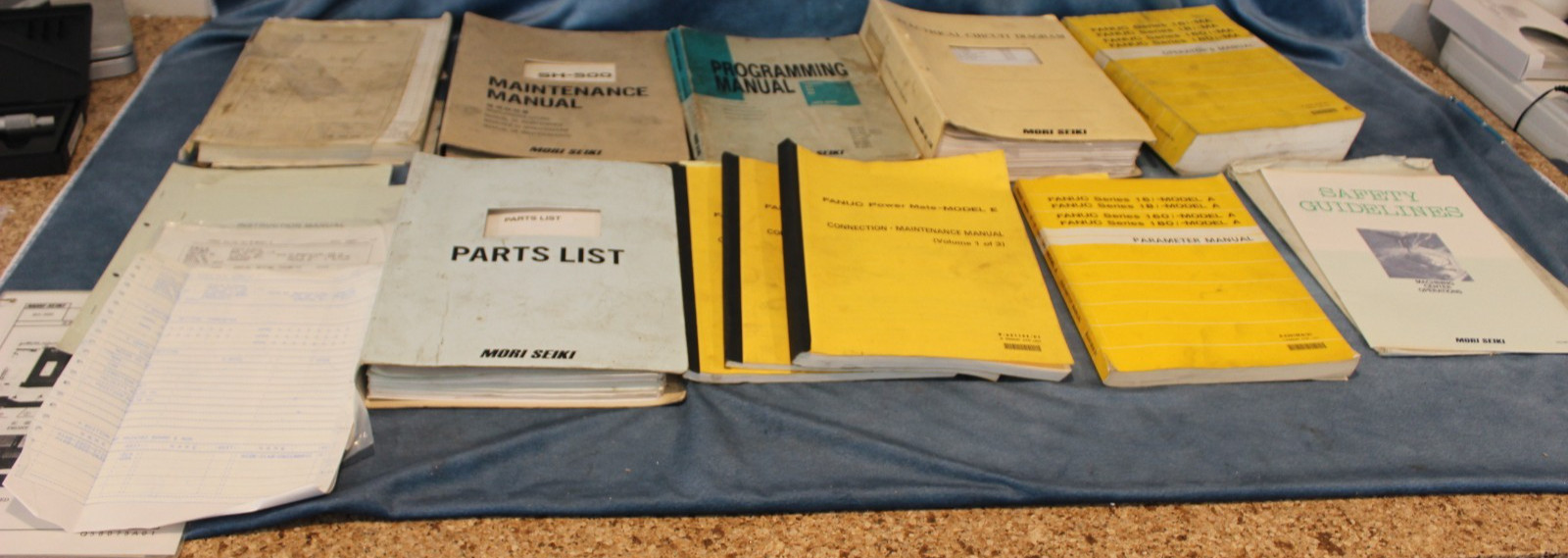 Mori Seiki SH-500 Manuals (Complete 10 Pc Set)
