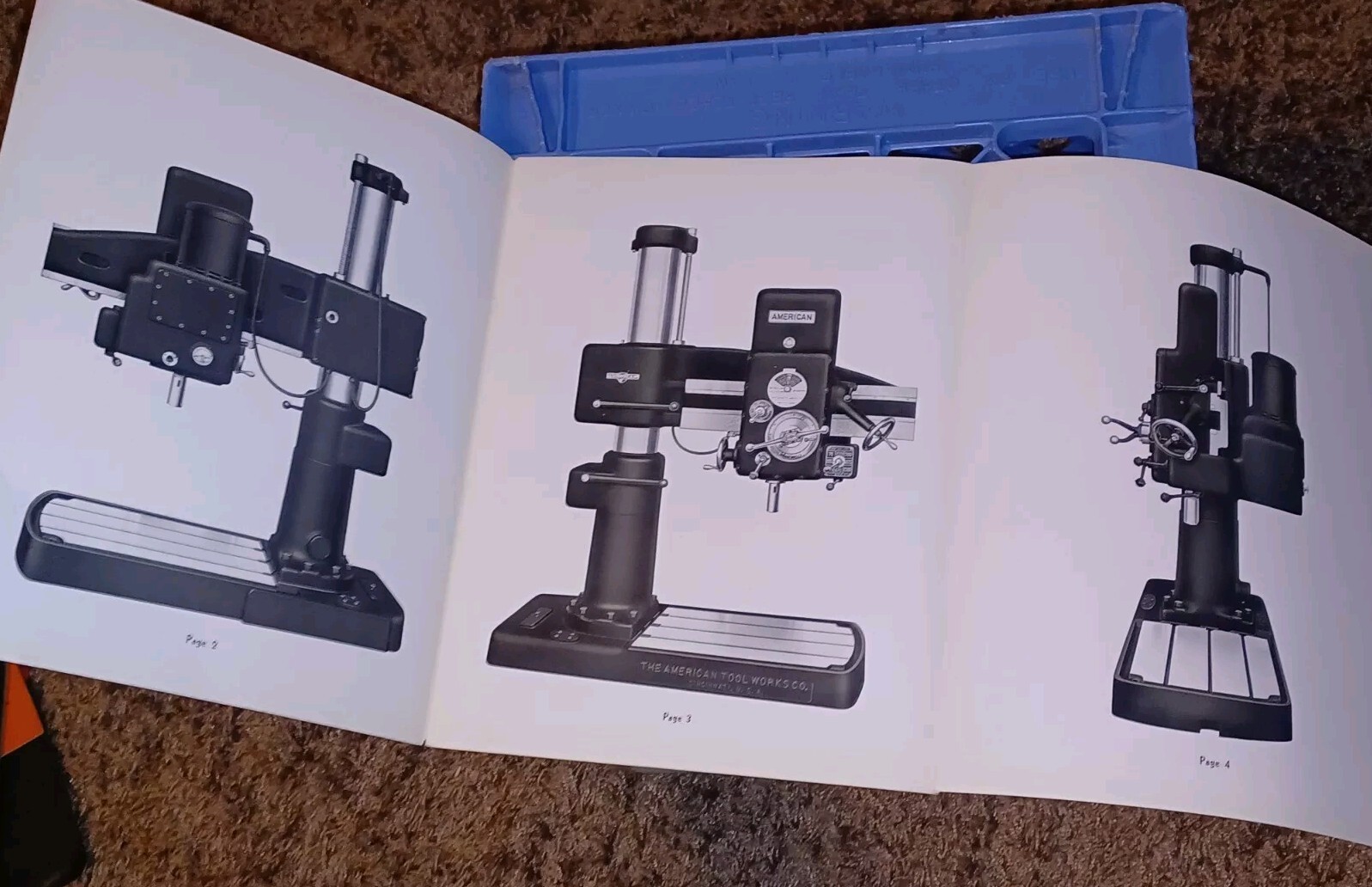 AMERICAN HOLE WIZARD Tool Works BULLETIN 305 9 Speed Radial Drill Catalog Book!