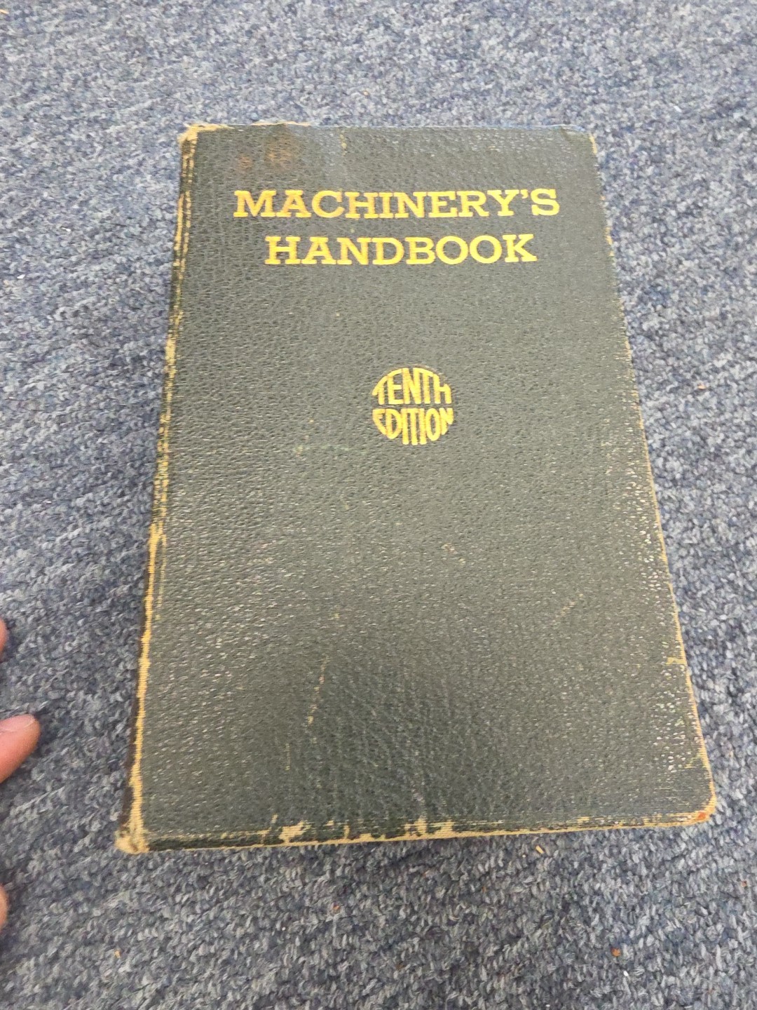 Machinery’s Handbook 10th Edition 1941 Industrial Press WWII Machinist Reference
