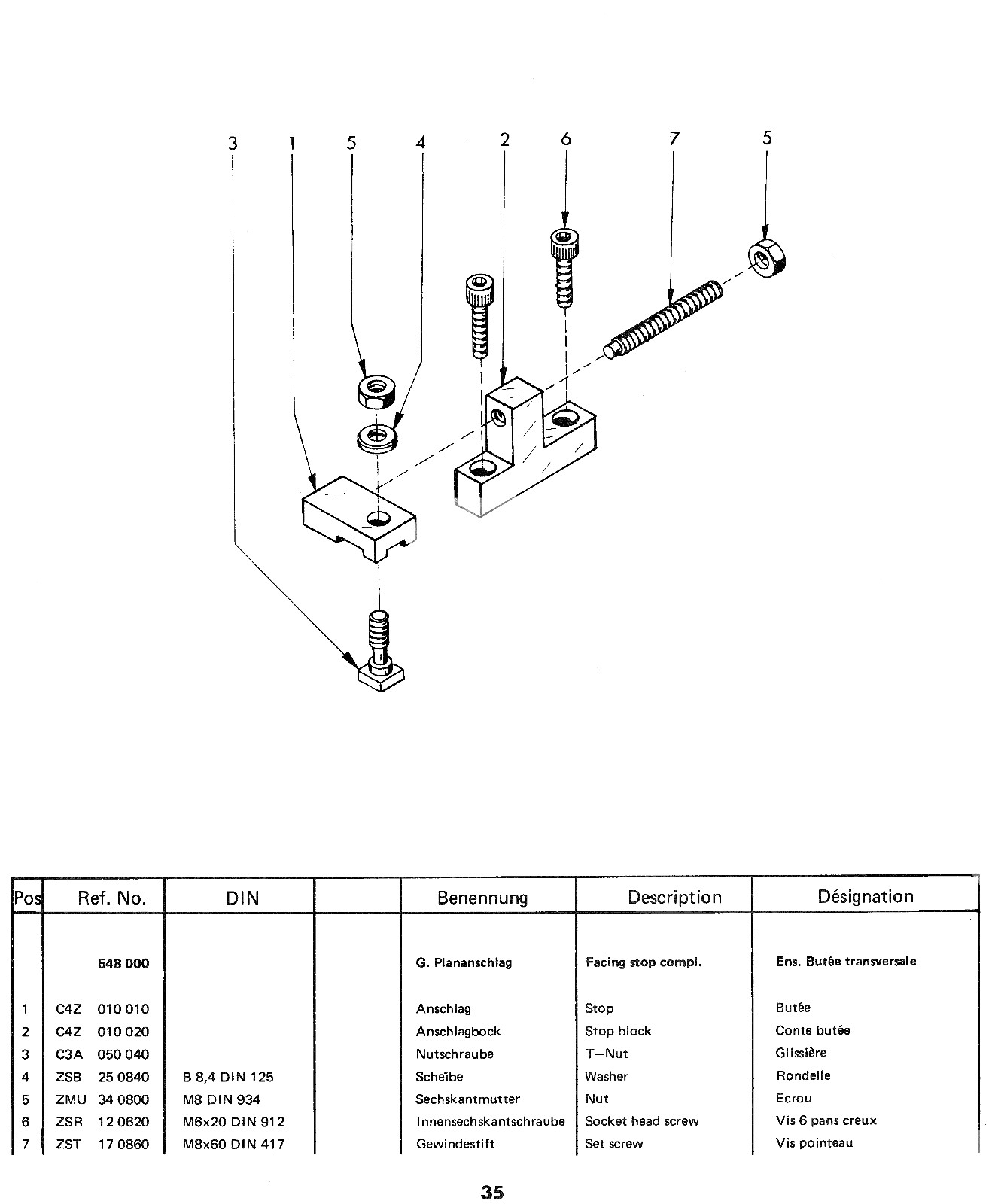 EMCO Maximat Super 11 Metal Lathe Parts Manual 0297
