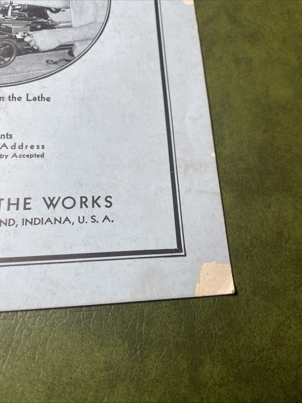 1936 Lathe Works Manual – How to Make Bushings In The Motor Service Machine Shop