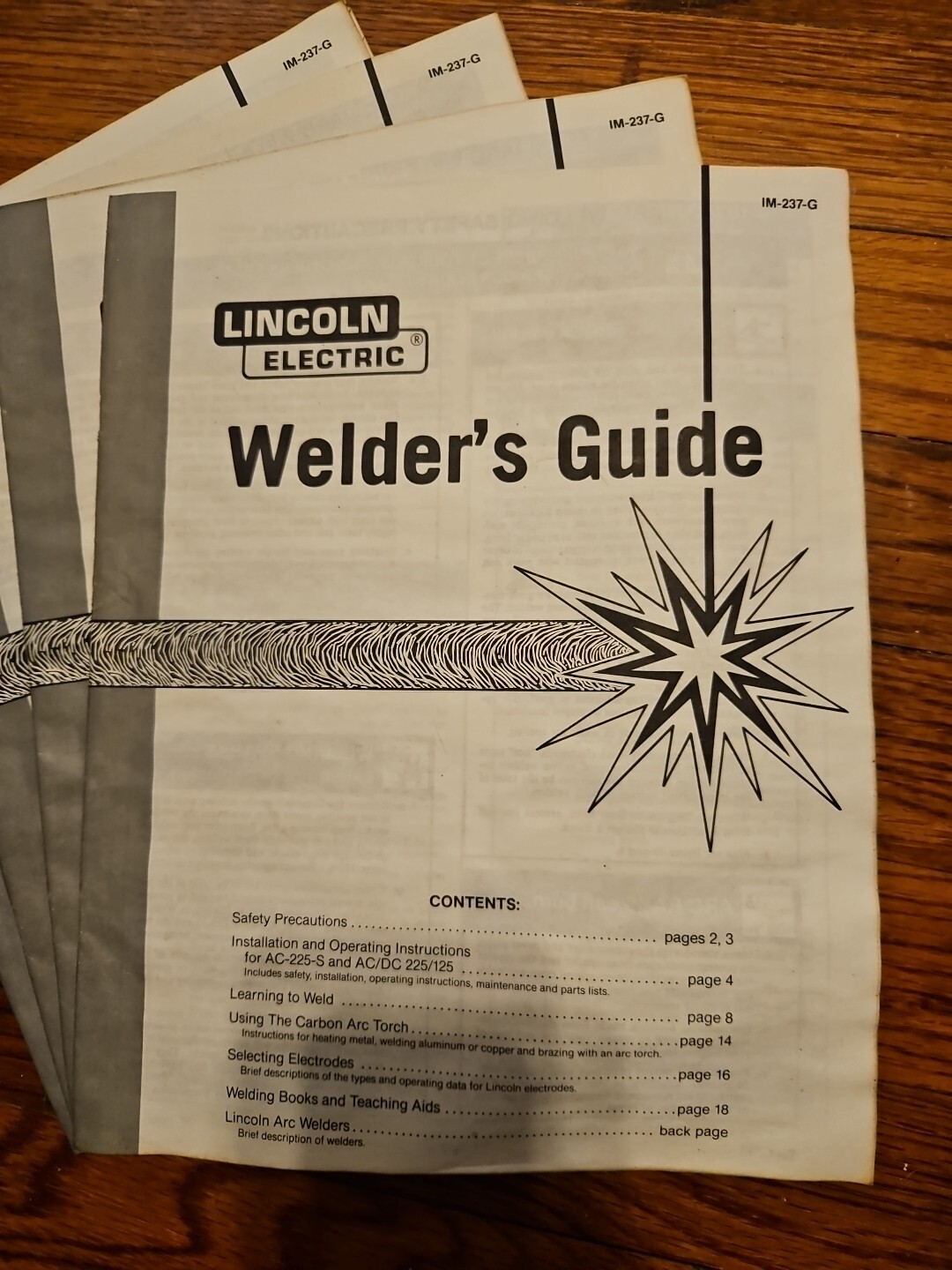 Lot of Welding Guide Books Procedure Handbook Arc Welding Shop Drawings