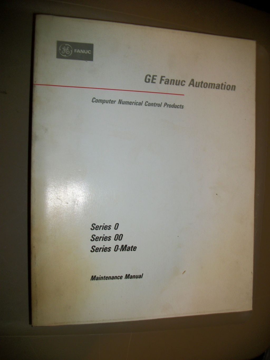 GE FANUC Series 0, 00, O Mate Maintenance Manual GFZ-61395E