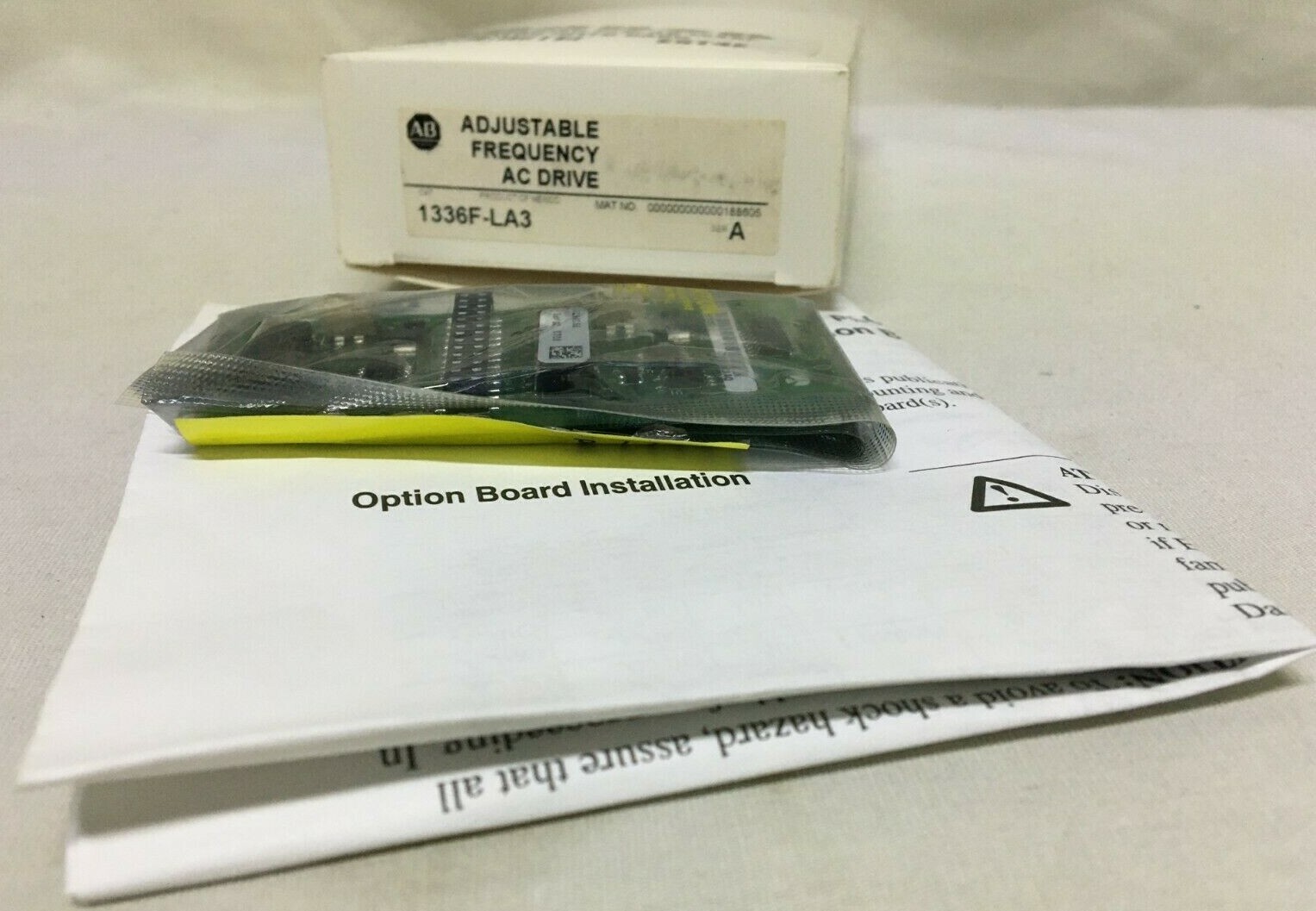 New! Allen Bradley 1336-LA3 Adjustable Frequency AC Drive (#20333)