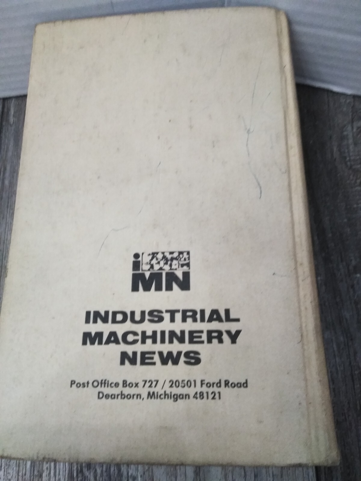 Serial Number Reference Book for Metalworking Machinery 5Tth Edition 1973/74